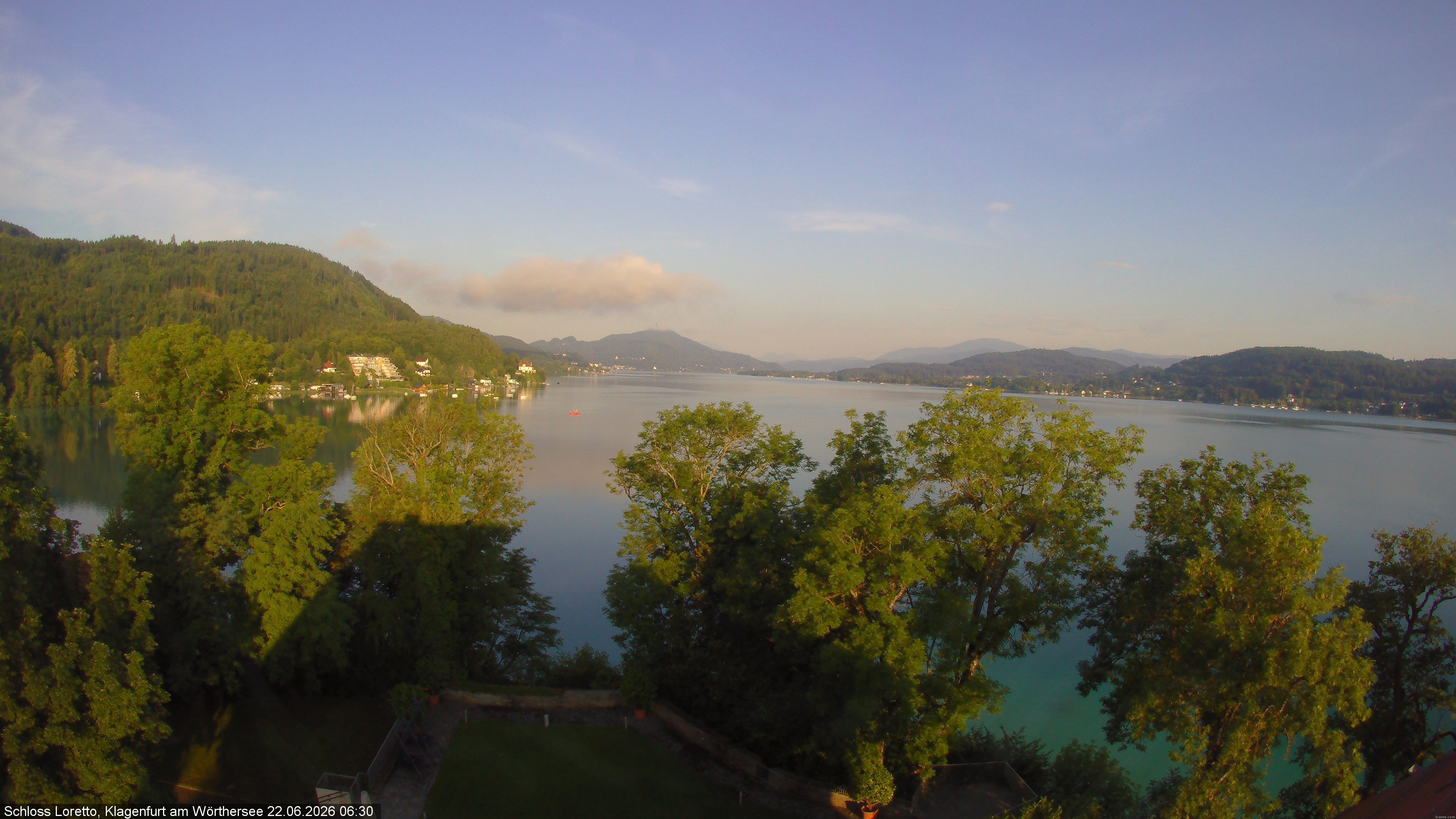 Archiv Foto Webcam Schloss Loretto bei Klagenfurt