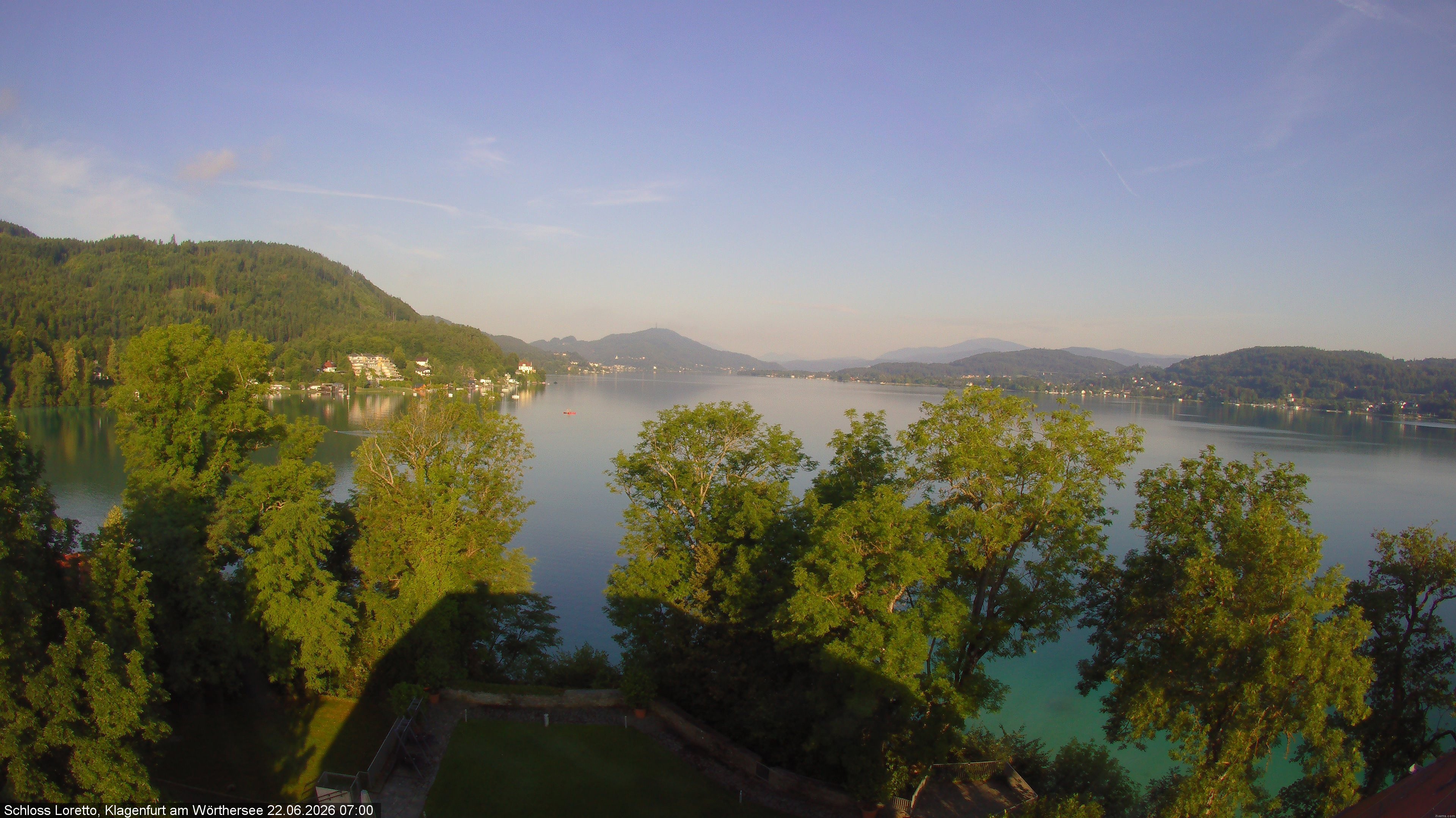Archiv Foto Webcam Schloss Loretto bei Klagenfurt