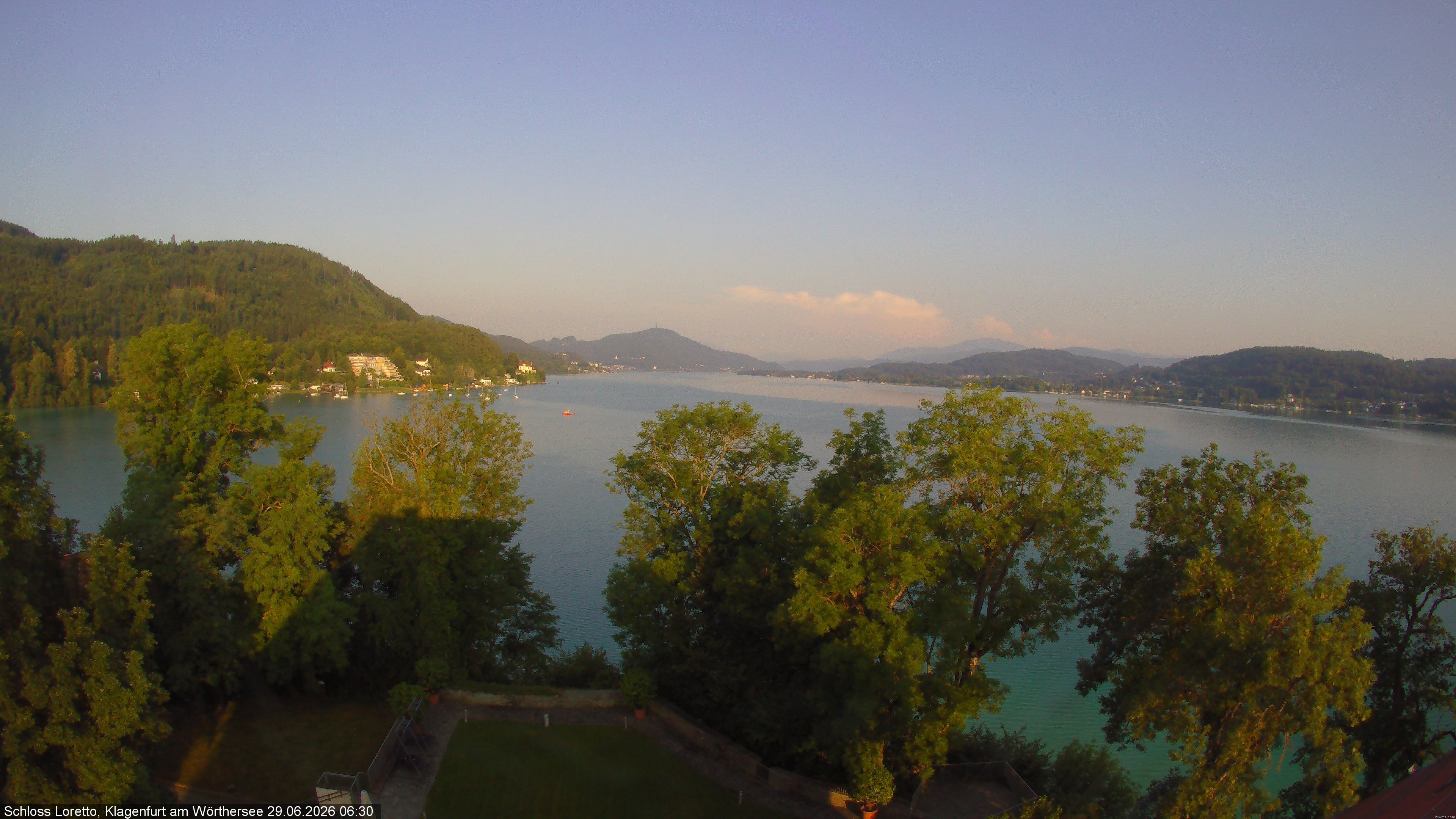 Archiv Foto Webcam Schloss Loretto bei Klagenfurt