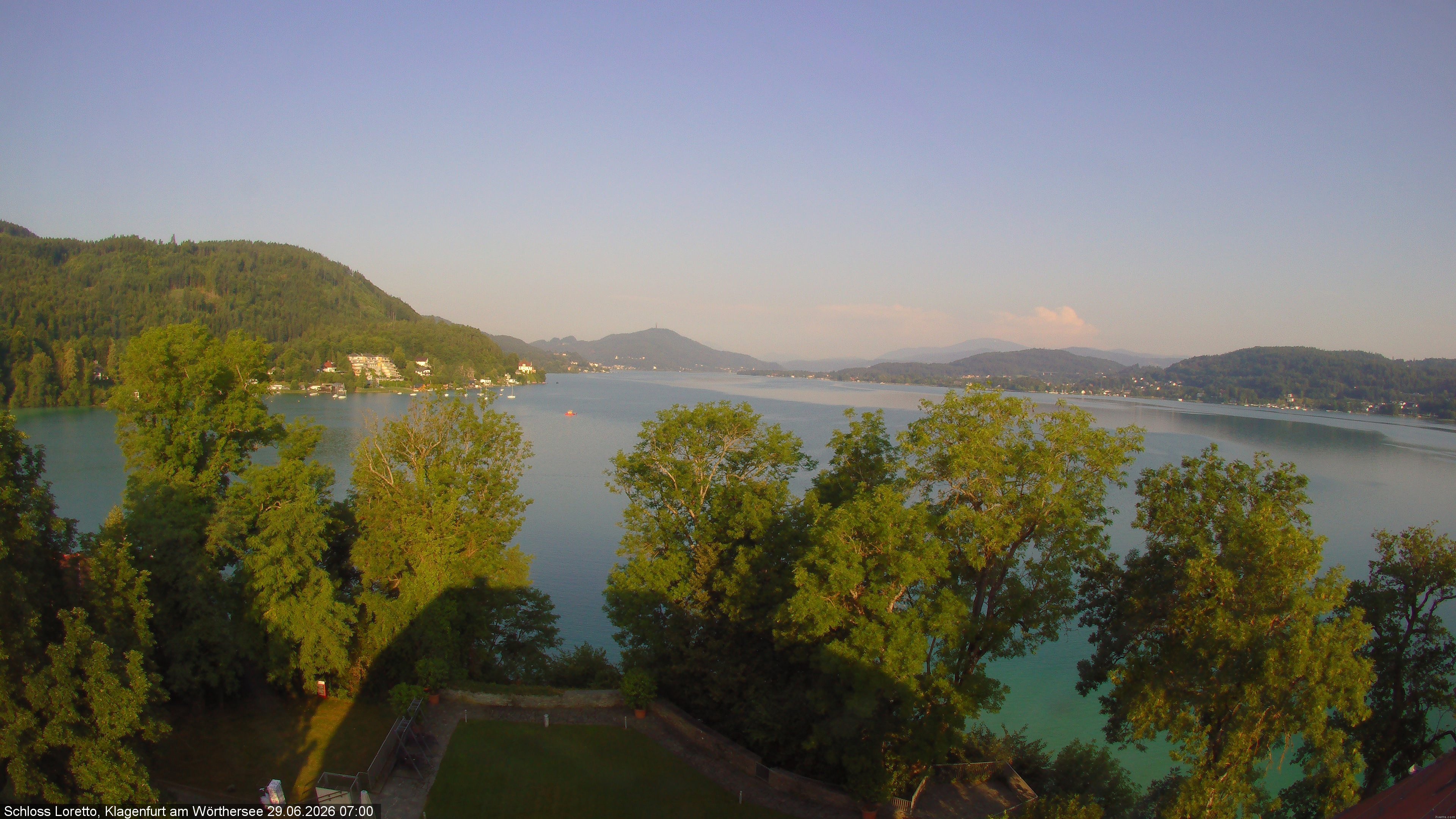 Archiv Foto Webcam Schloss Loretto bei Klagenfurt