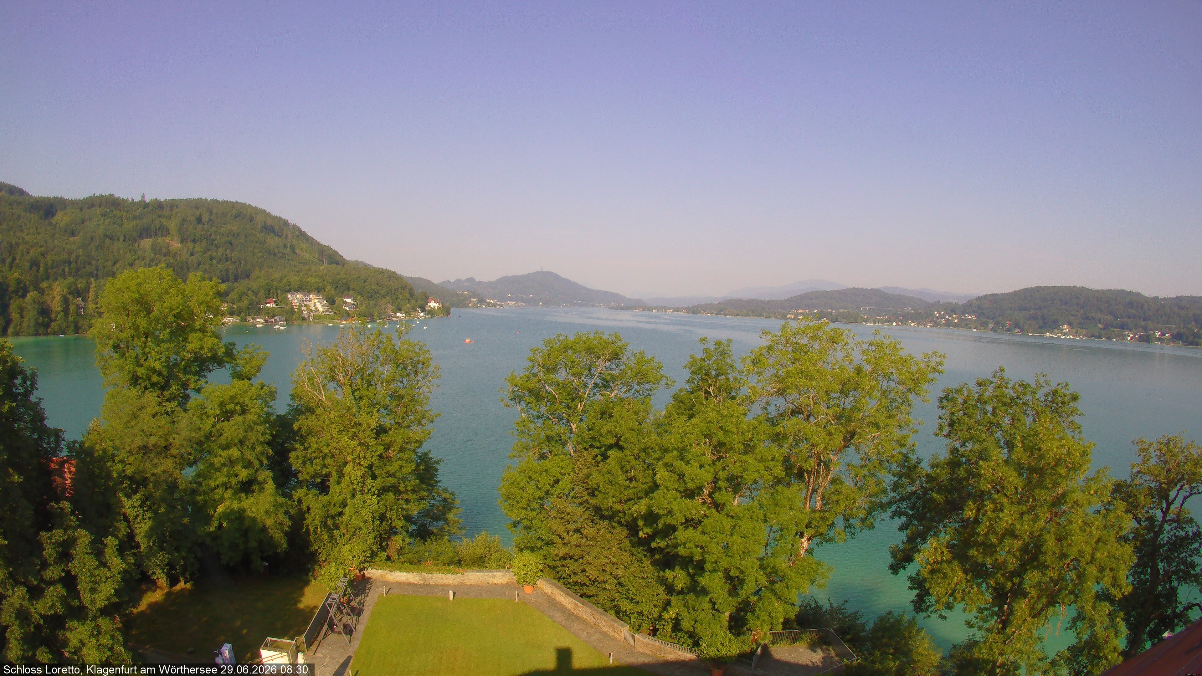 Archiv Foto Webcam Schloss Loretto bei Klagenfurt