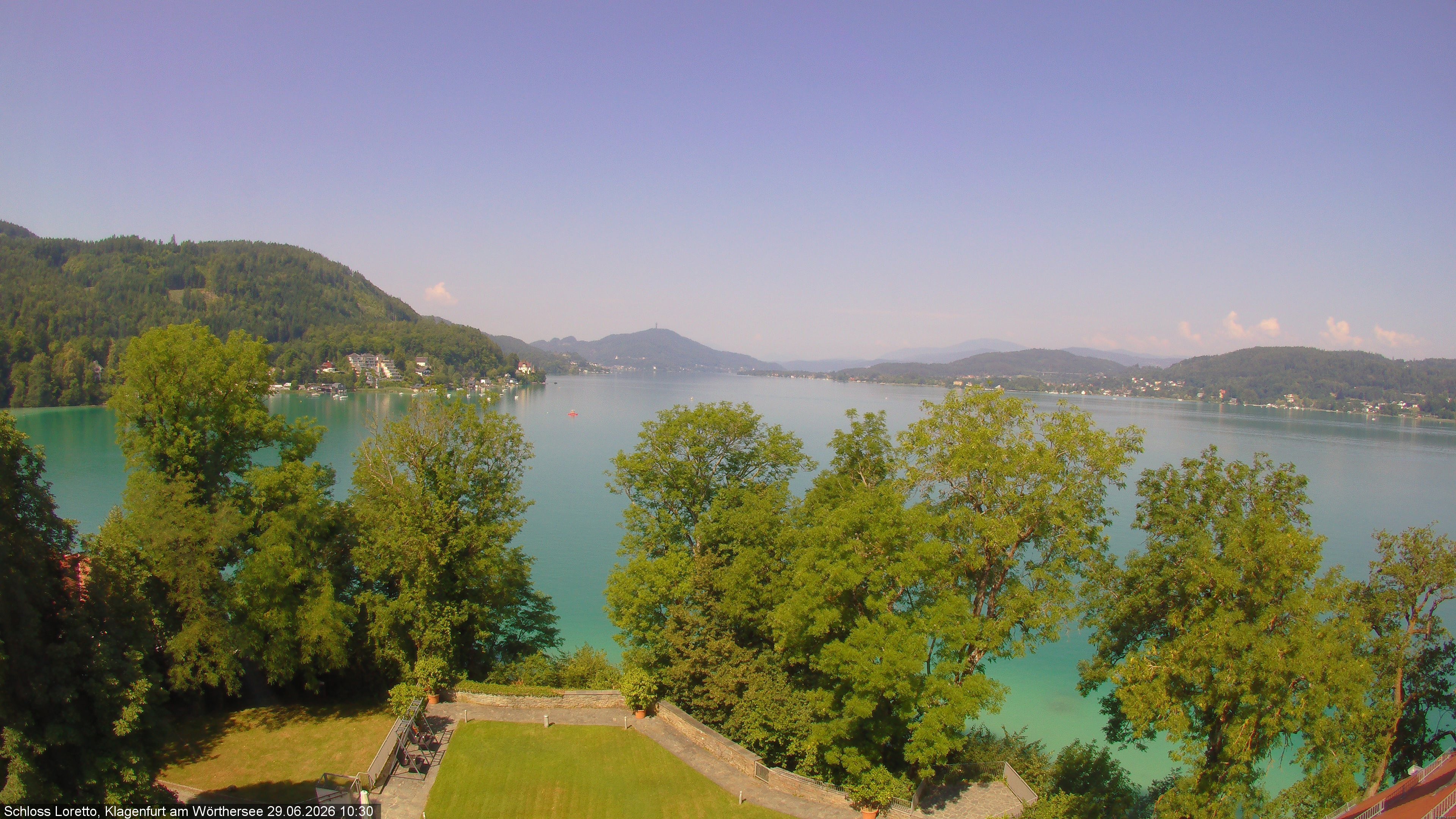 Archiv Foto Webcam Schloss Loretto bei Klagenfurt