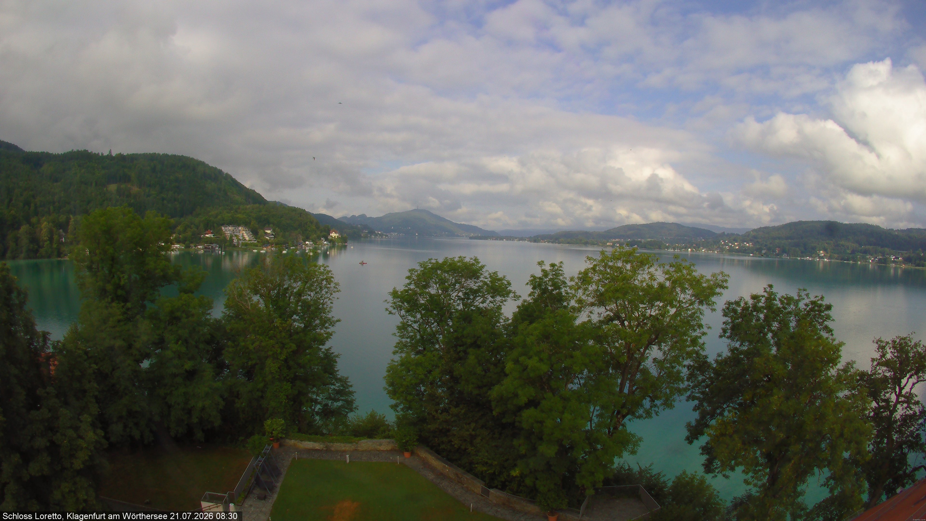 Archiv Foto Webcam Schloss Loretto bei Klagenfurt