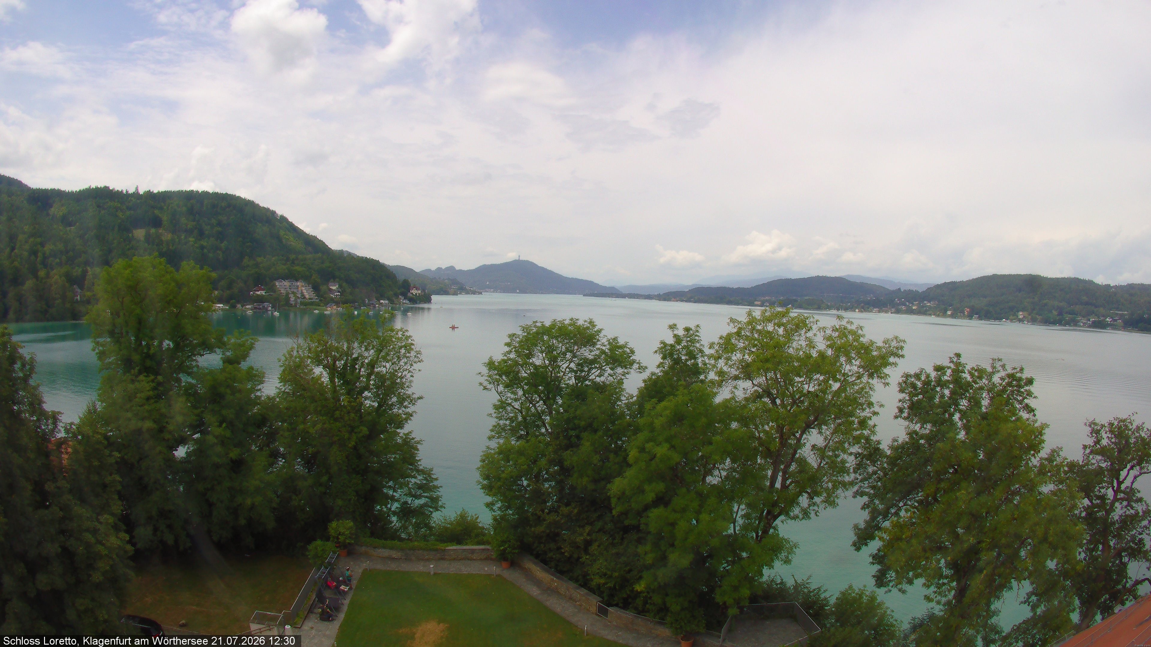 Archiv Foto Webcam Schloss Loretto bei Klagenfurt