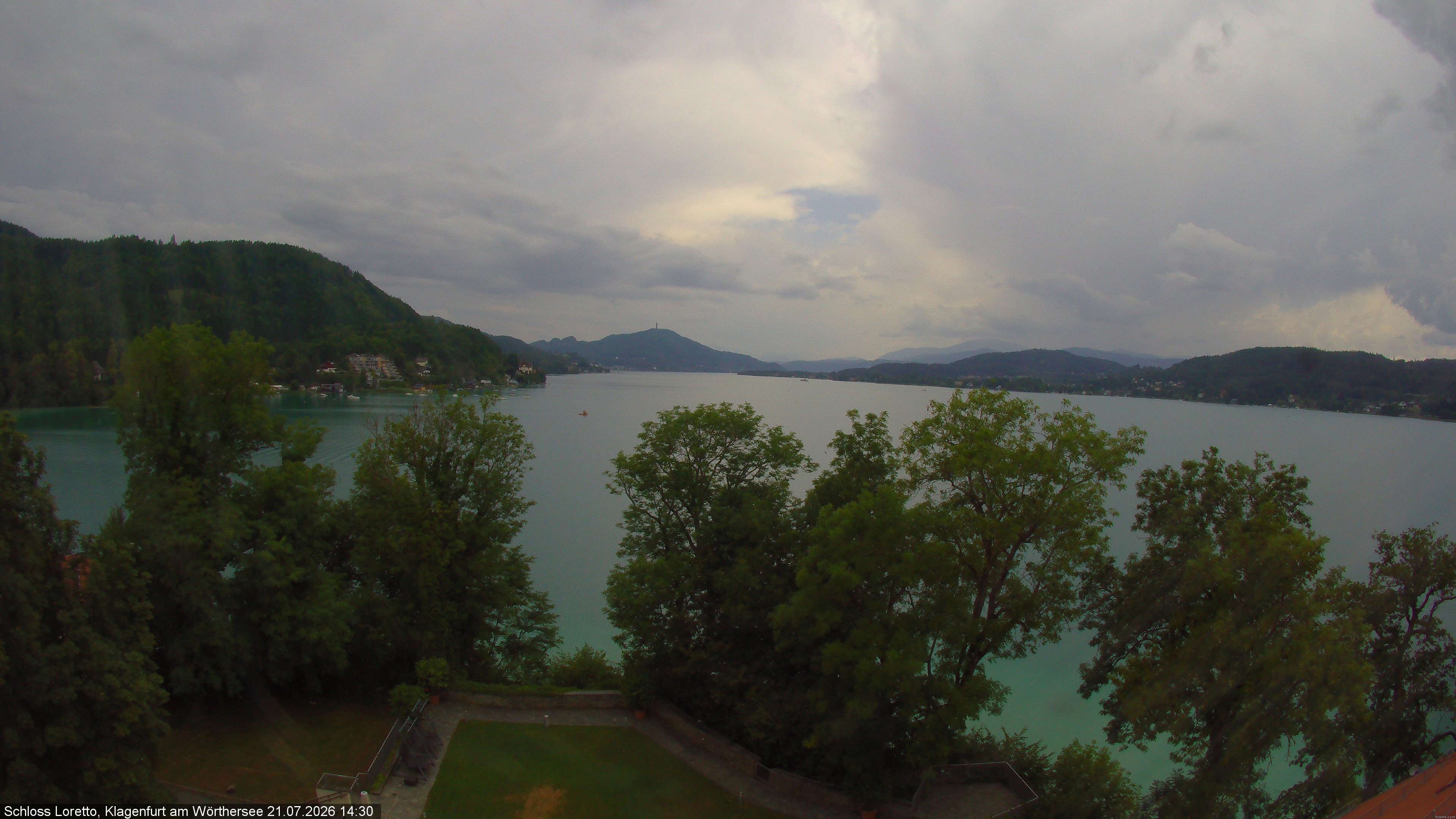 Archiv Foto Webcam Schloss Loretto bei Klagenfurt