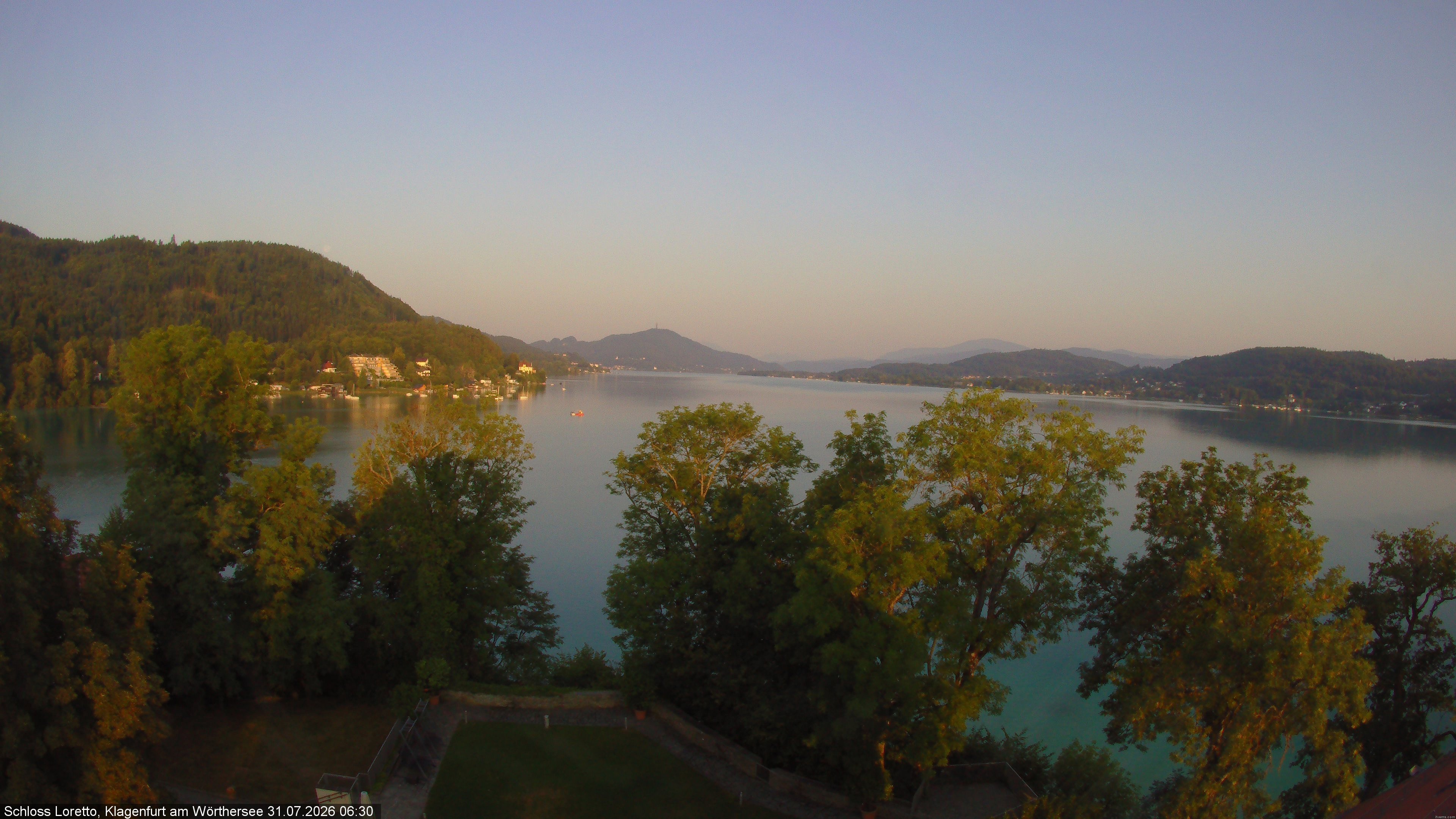 Archiv Foto Webcam Schloss Loretto bei Klagenfurt