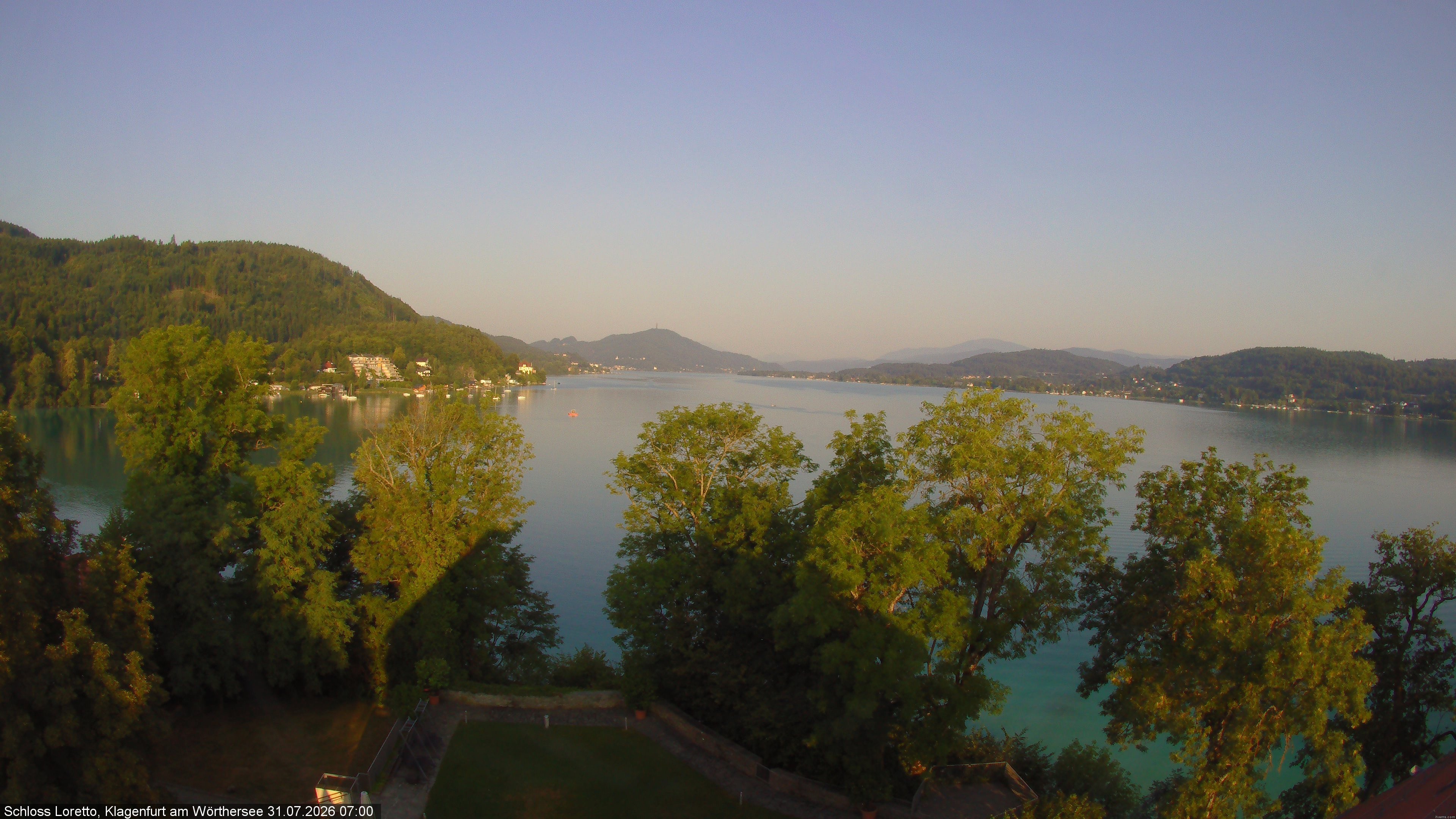 Archiv Foto Webcam Schloss Loretto bei Klagenfurt