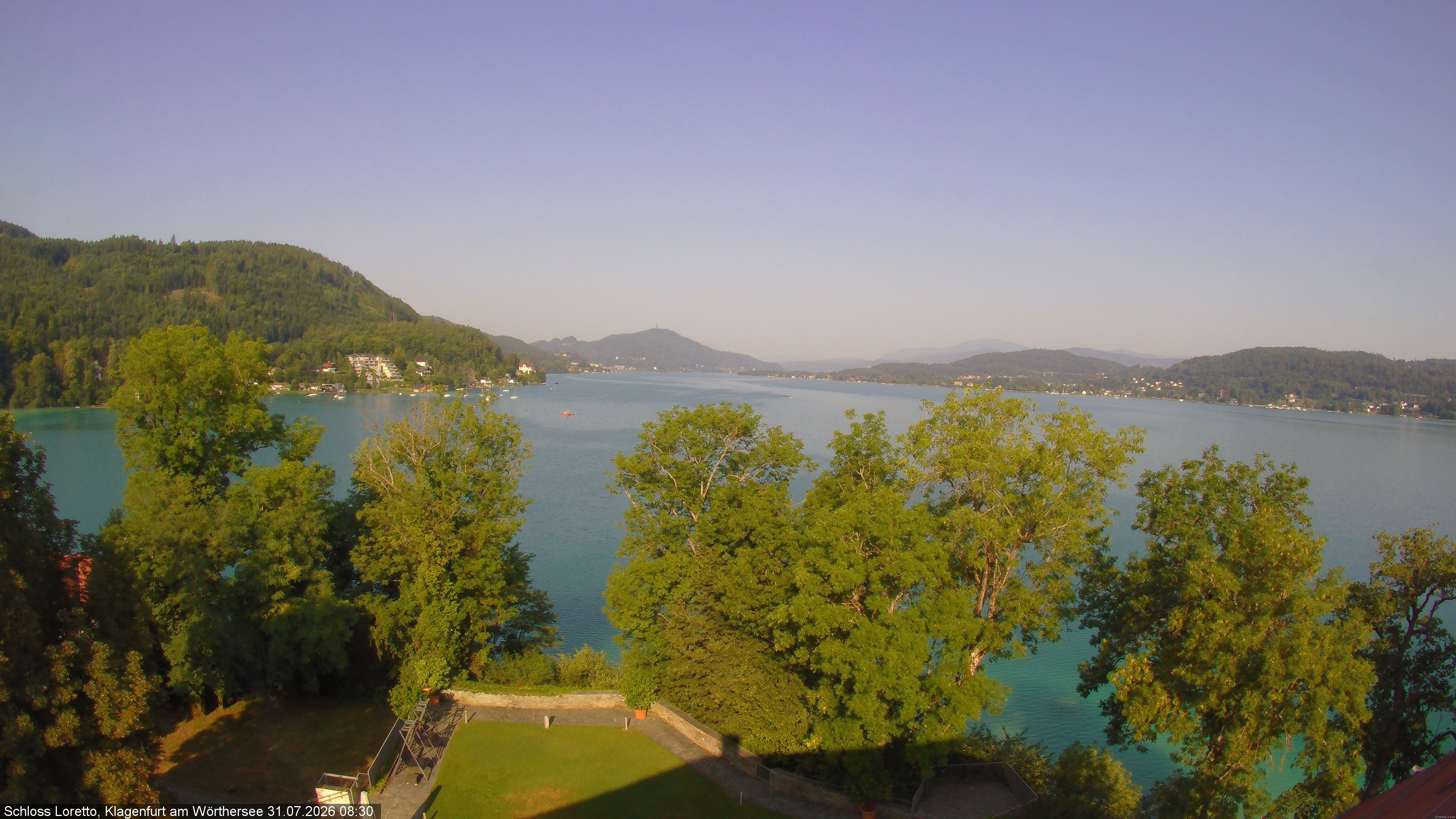 Archiv Foto Webcam Schloss Loretto bei Klagenfurt