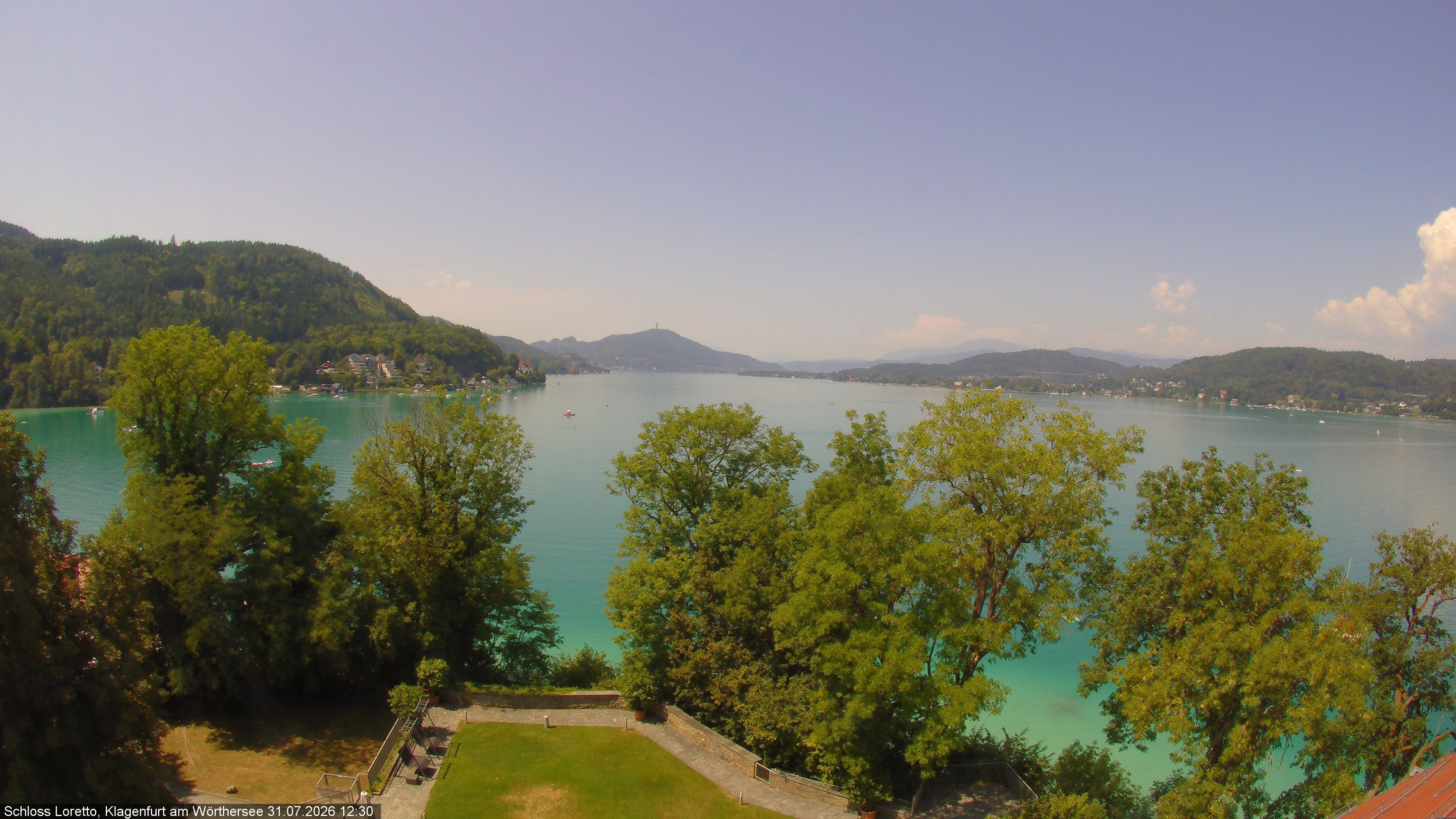 Archiv Foto Webcam Schloss Loretto bei Klagenfurt