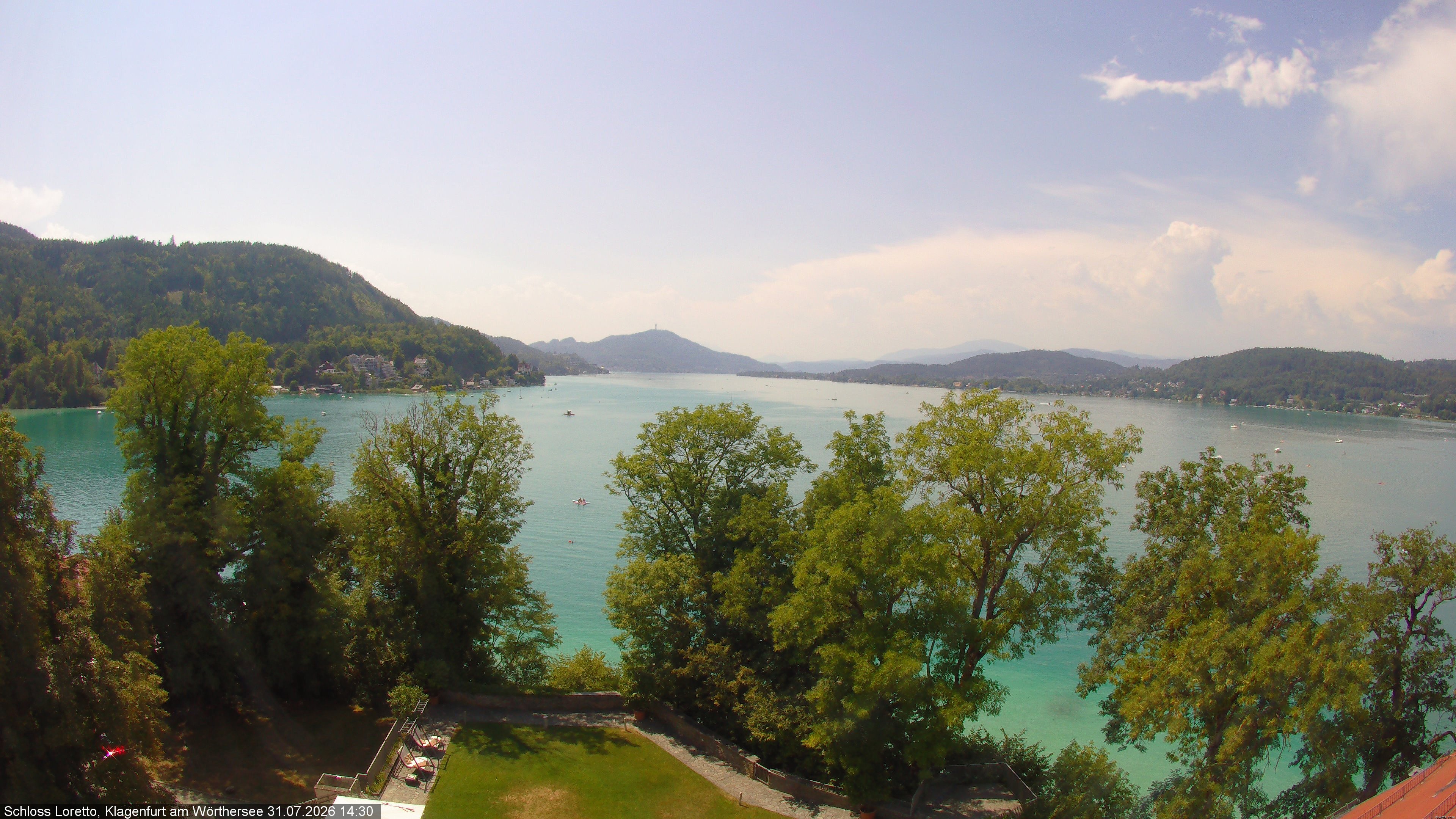 Archiv Foto Webcam Schloss Loretto bei Klagenfurt