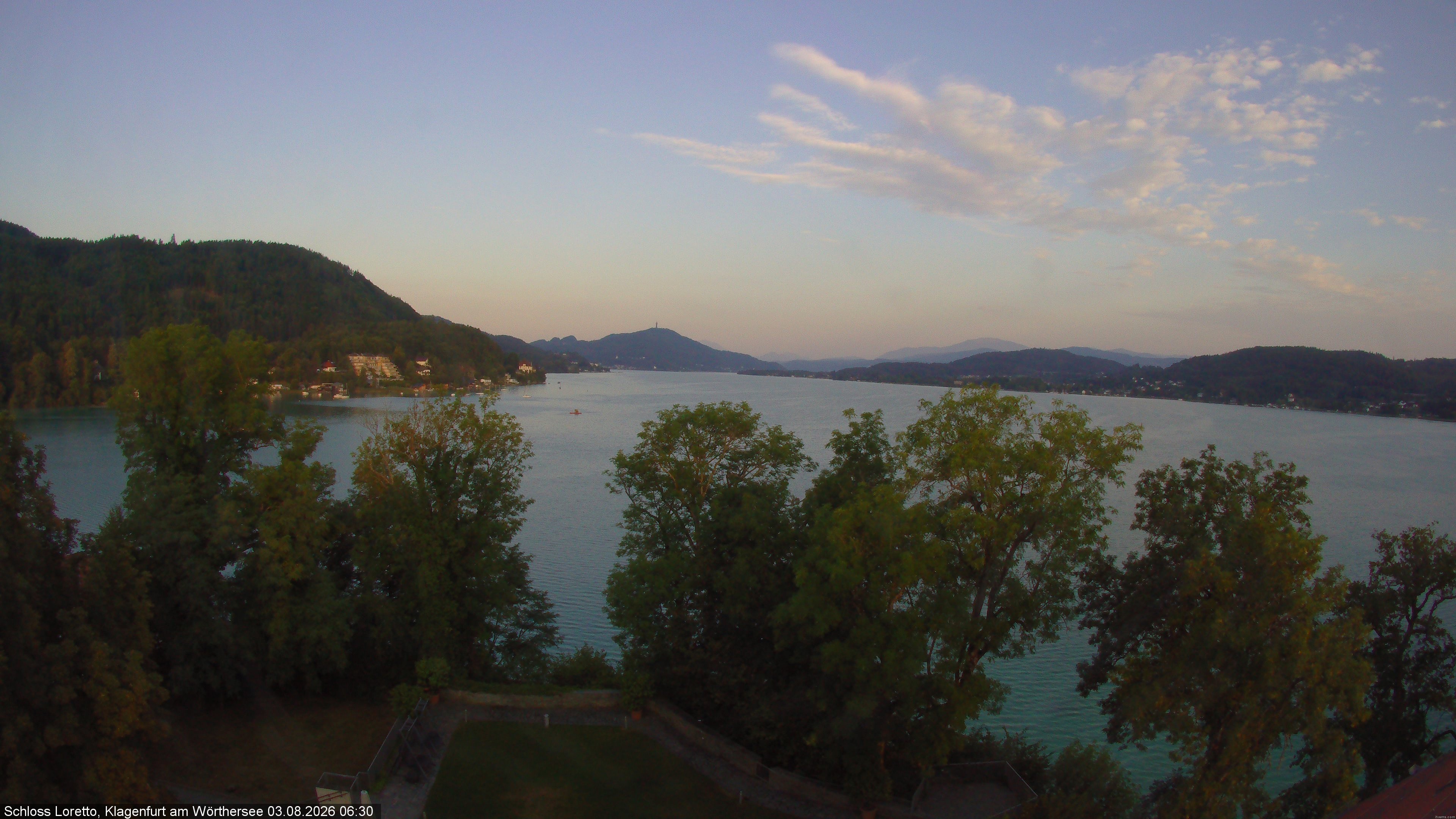 Archiv Foto Webcam Schloss Loretto bei Klagenfurt