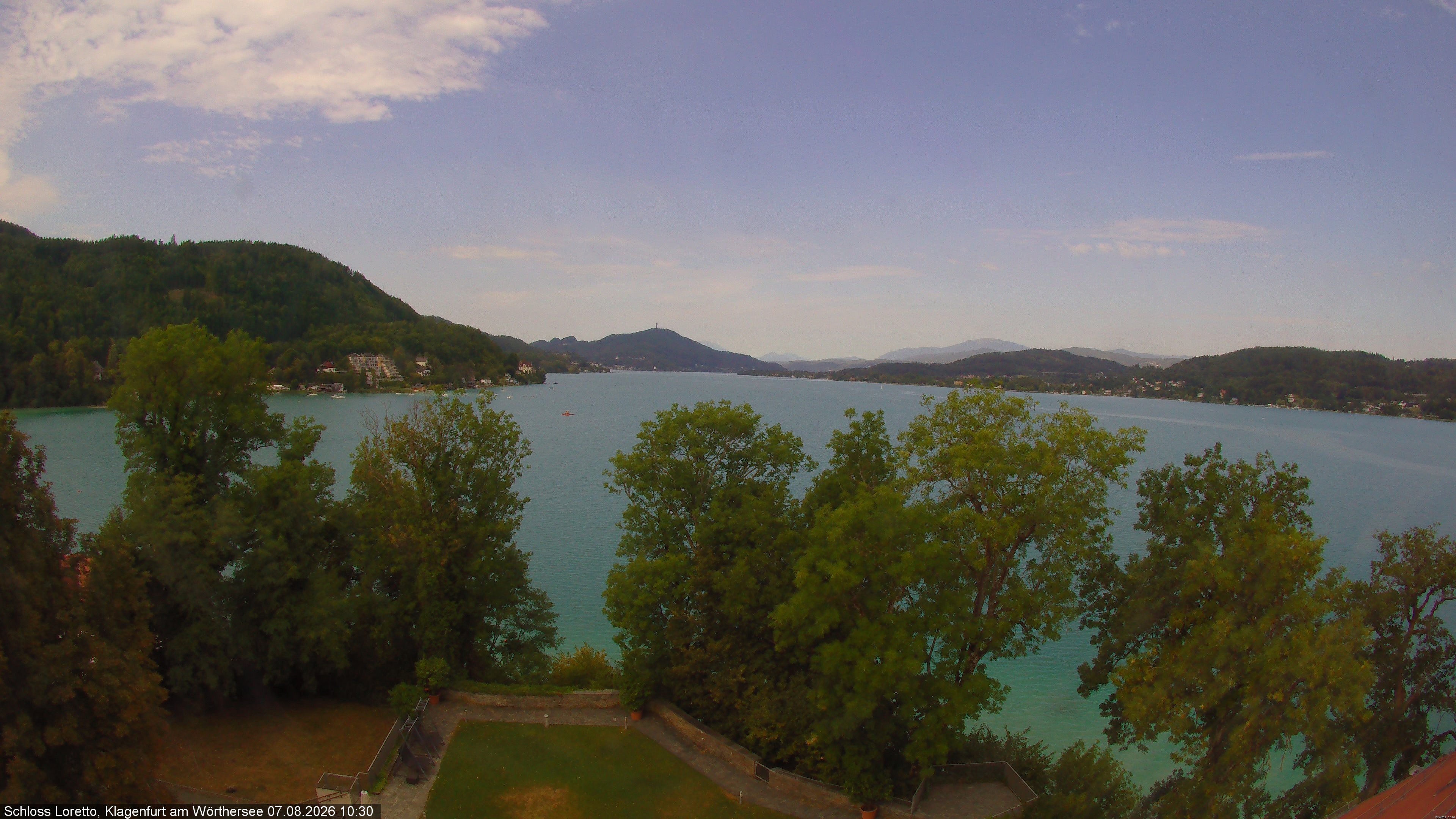 Archiv Foto Webcam Schloss Loretto bei Klagenfurt