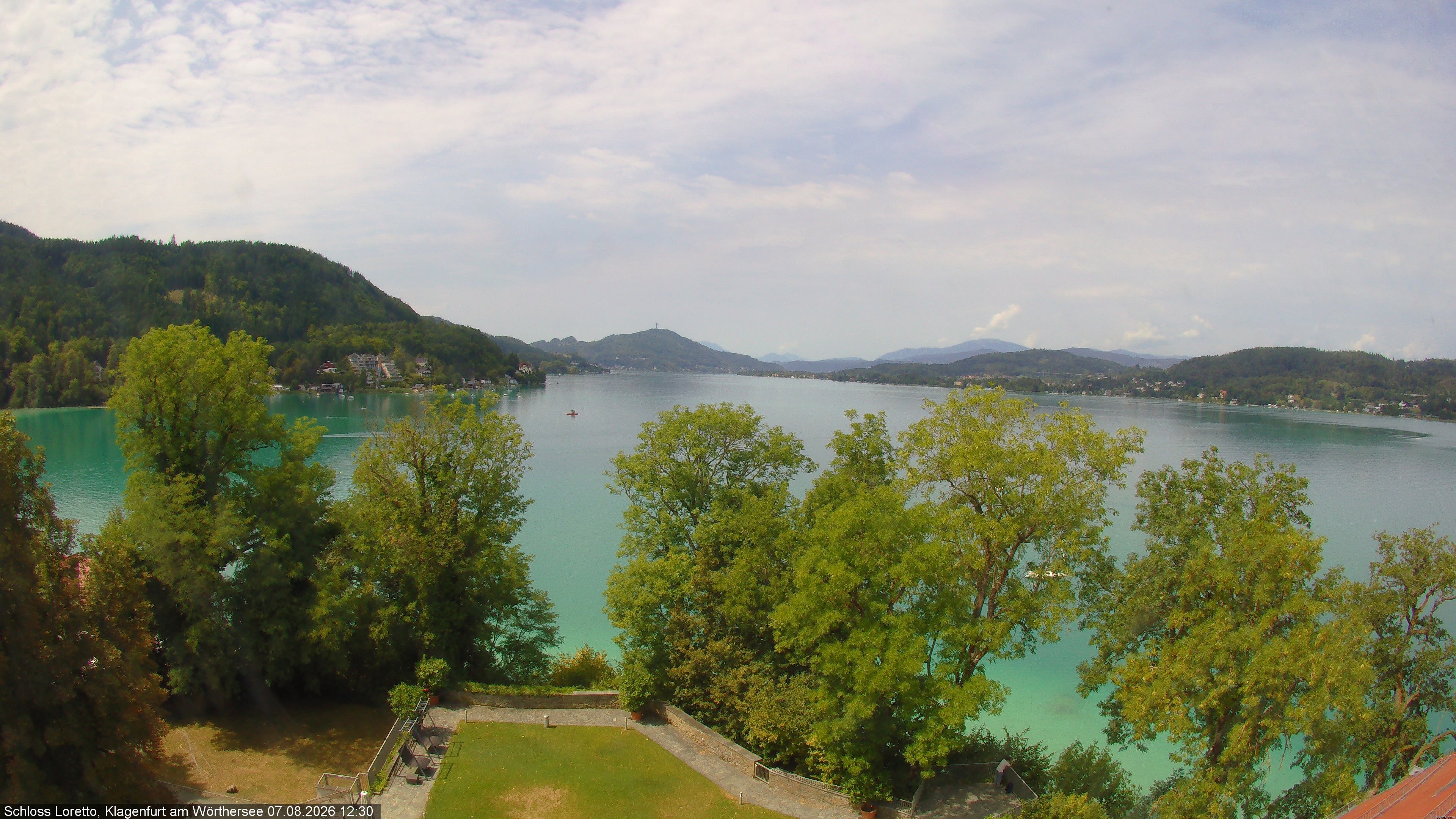 Archiv Foto Webcam Schloss Loretto bei Klagenfurt