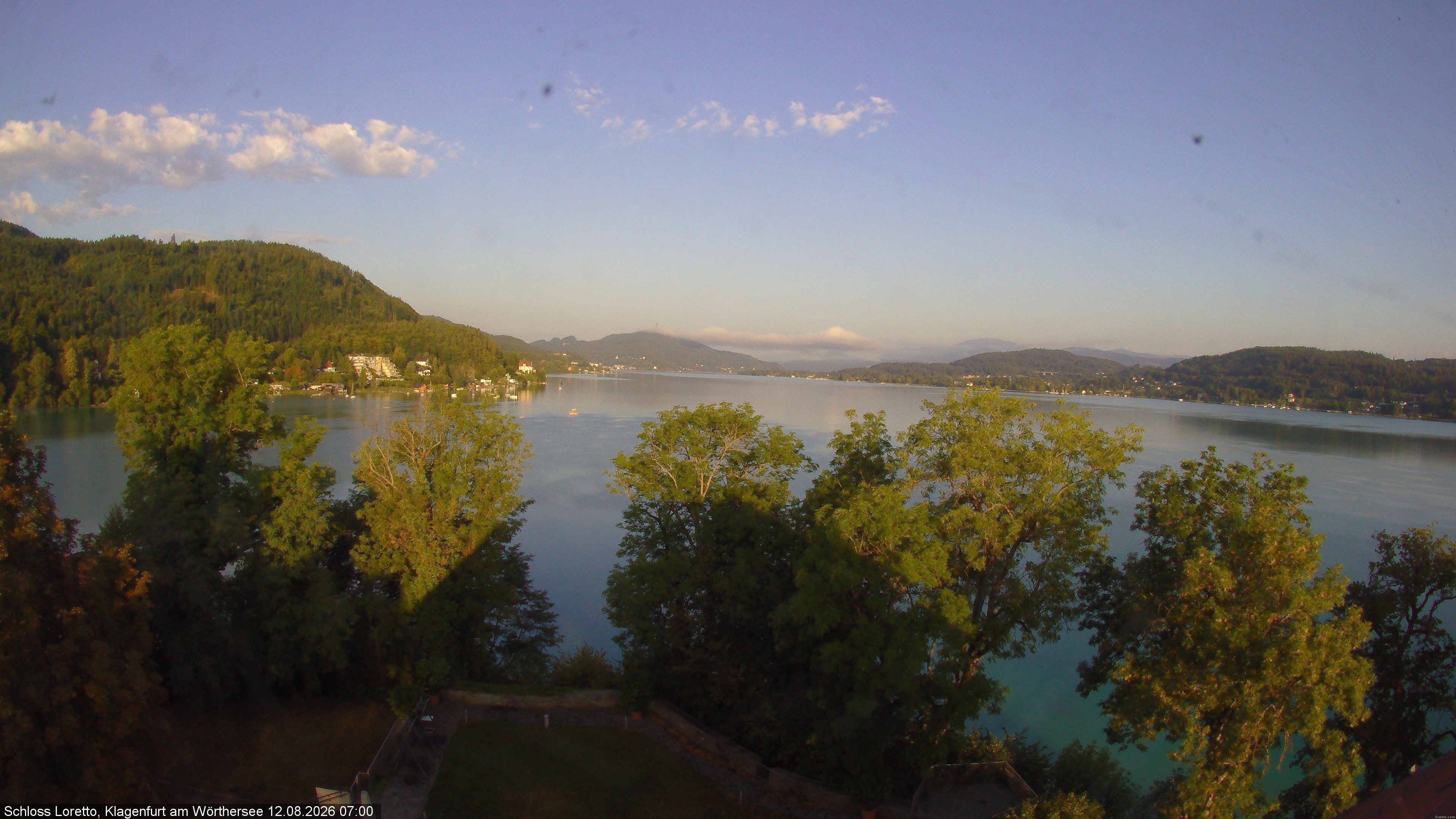 Archiv Foto Webcam Schloss Loretto bei Klagenfurt