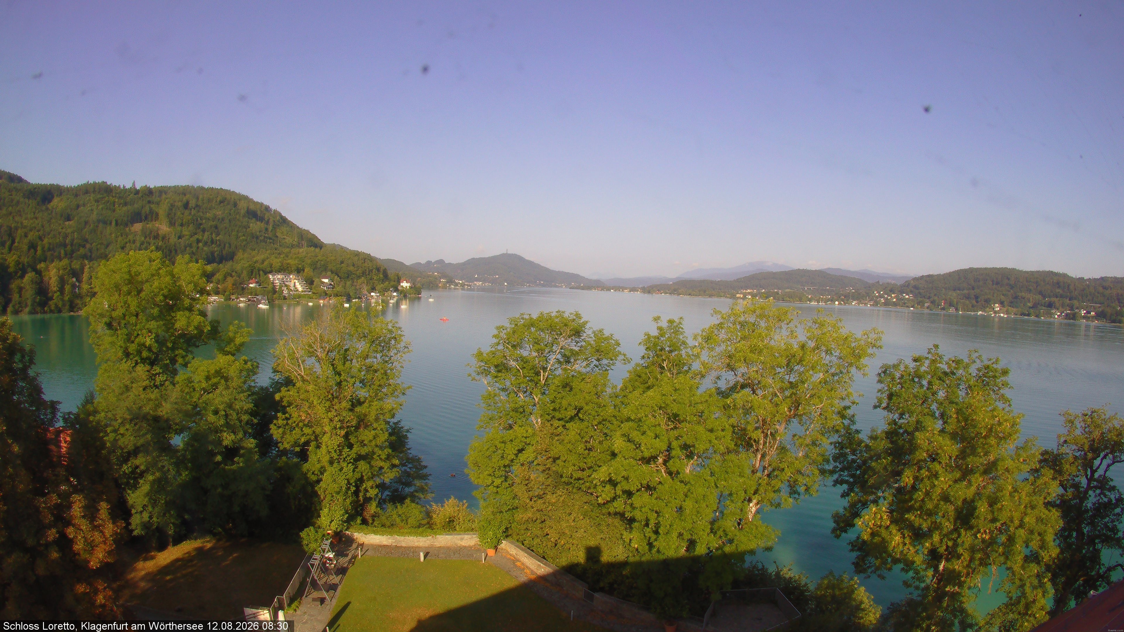 Archiv Foto Webcam Schloss Loretto bei Klagenfurt
