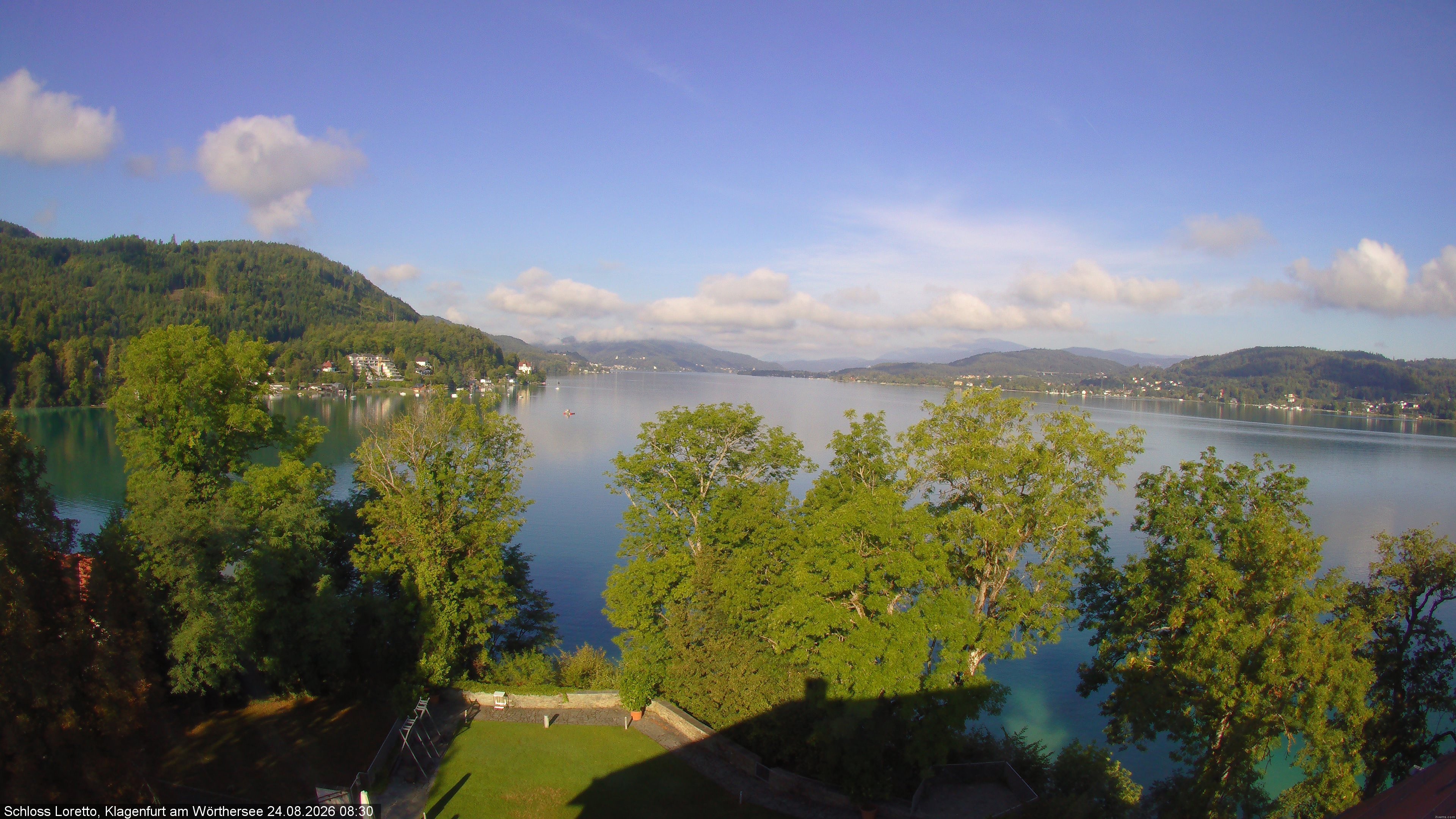 Archiv Foto Webcam Schloss Loretto bei Klagenfurt