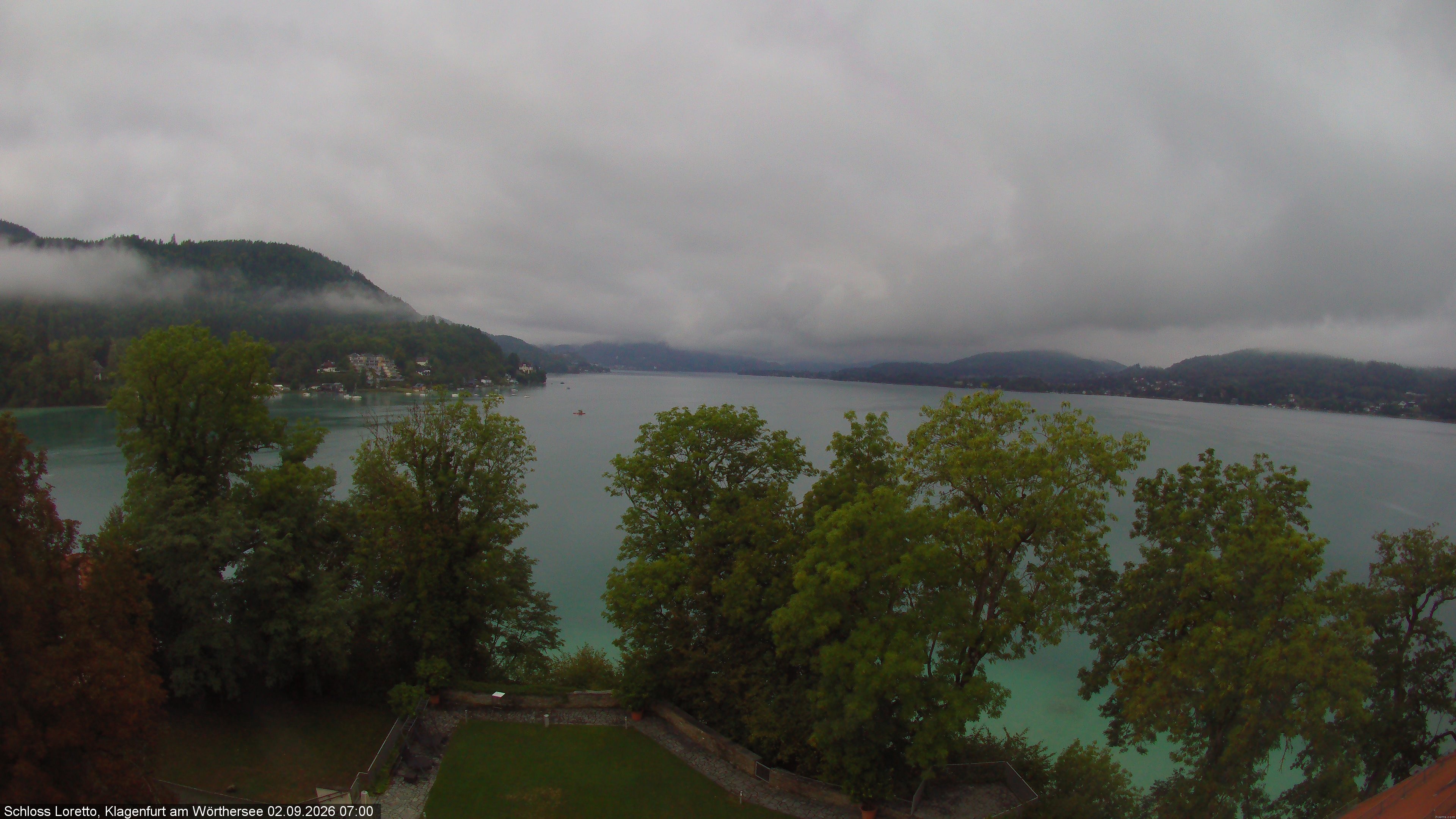Archiv Foto Webcam Schloss Loretto bei Klagenfurt
