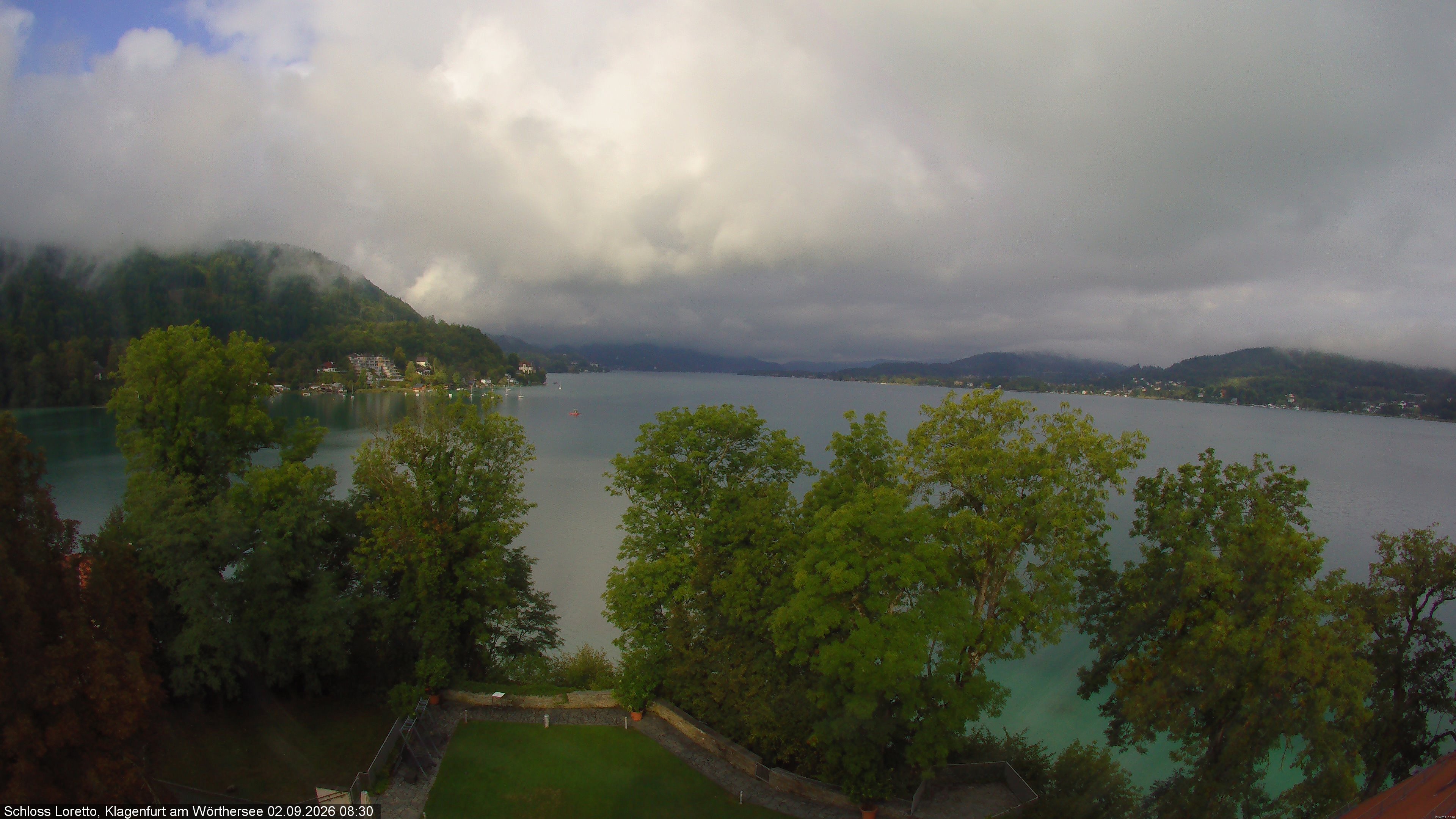 Archiv Foto Webcam Schloss Loretto bei Klagenfurt
