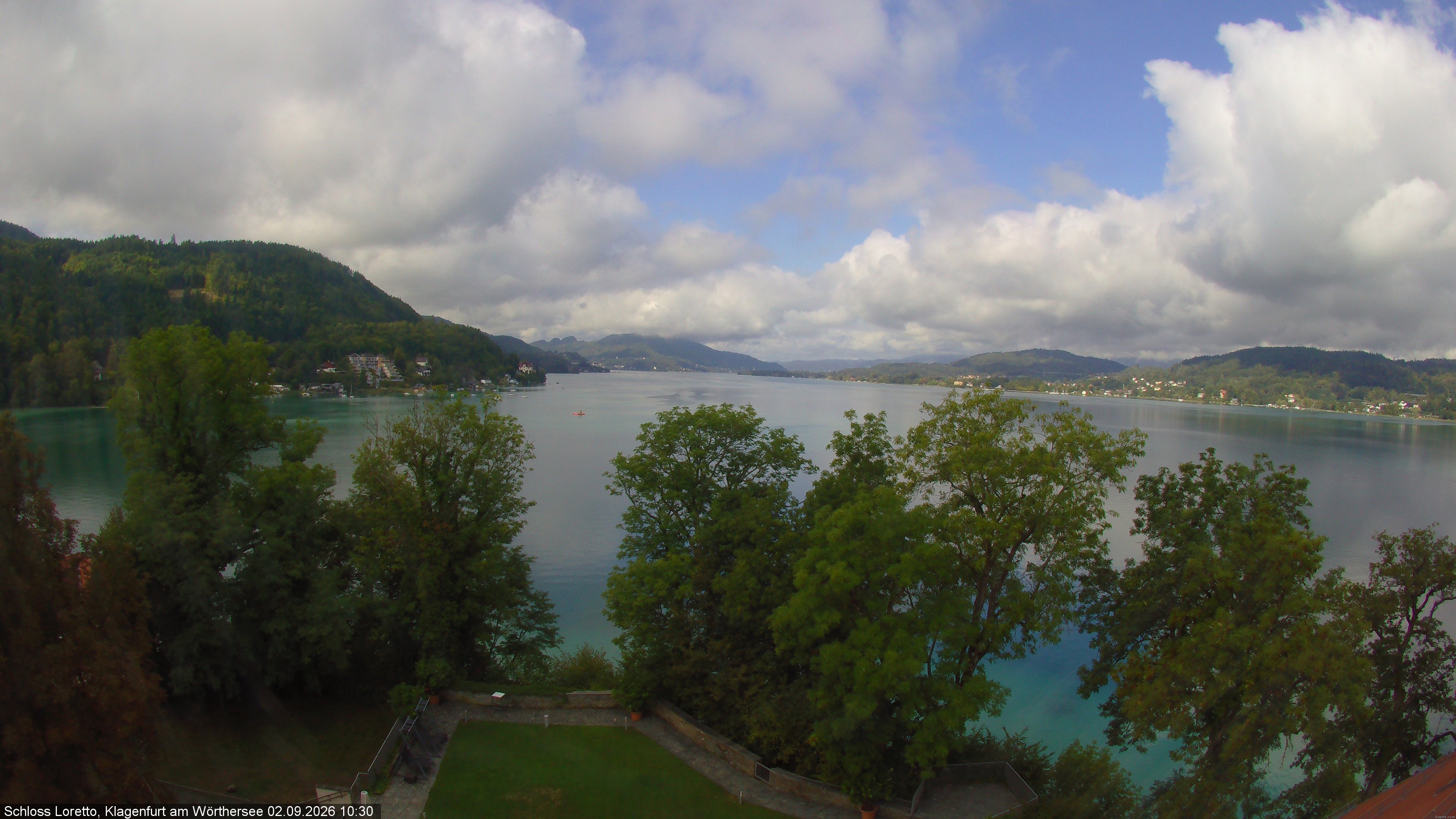 Archiv Foto Webcam Schloss Loretto bei Klagenfurt