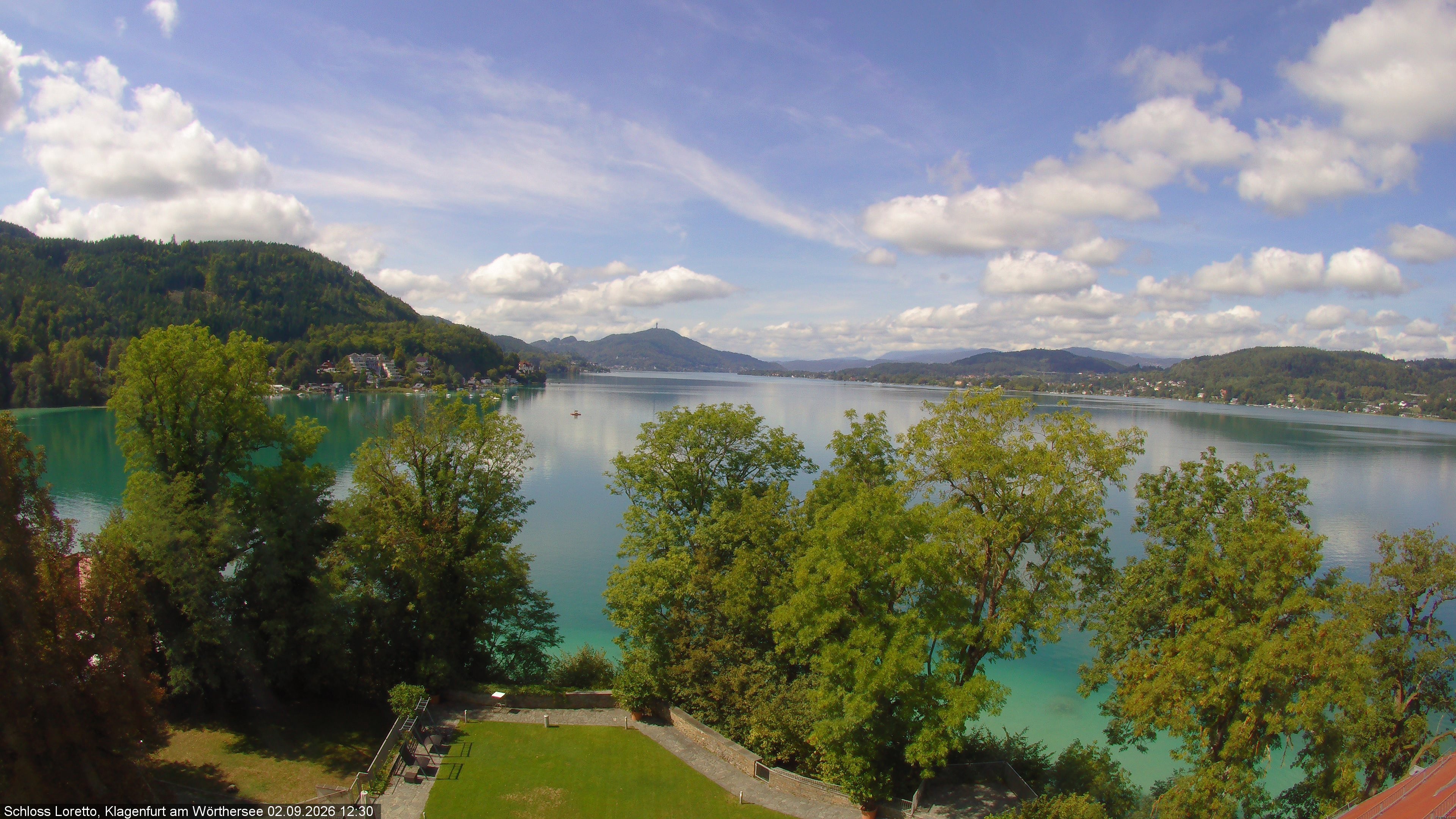 Archiv Foto Webcam Schloss Loretto bei Klagenfurt
