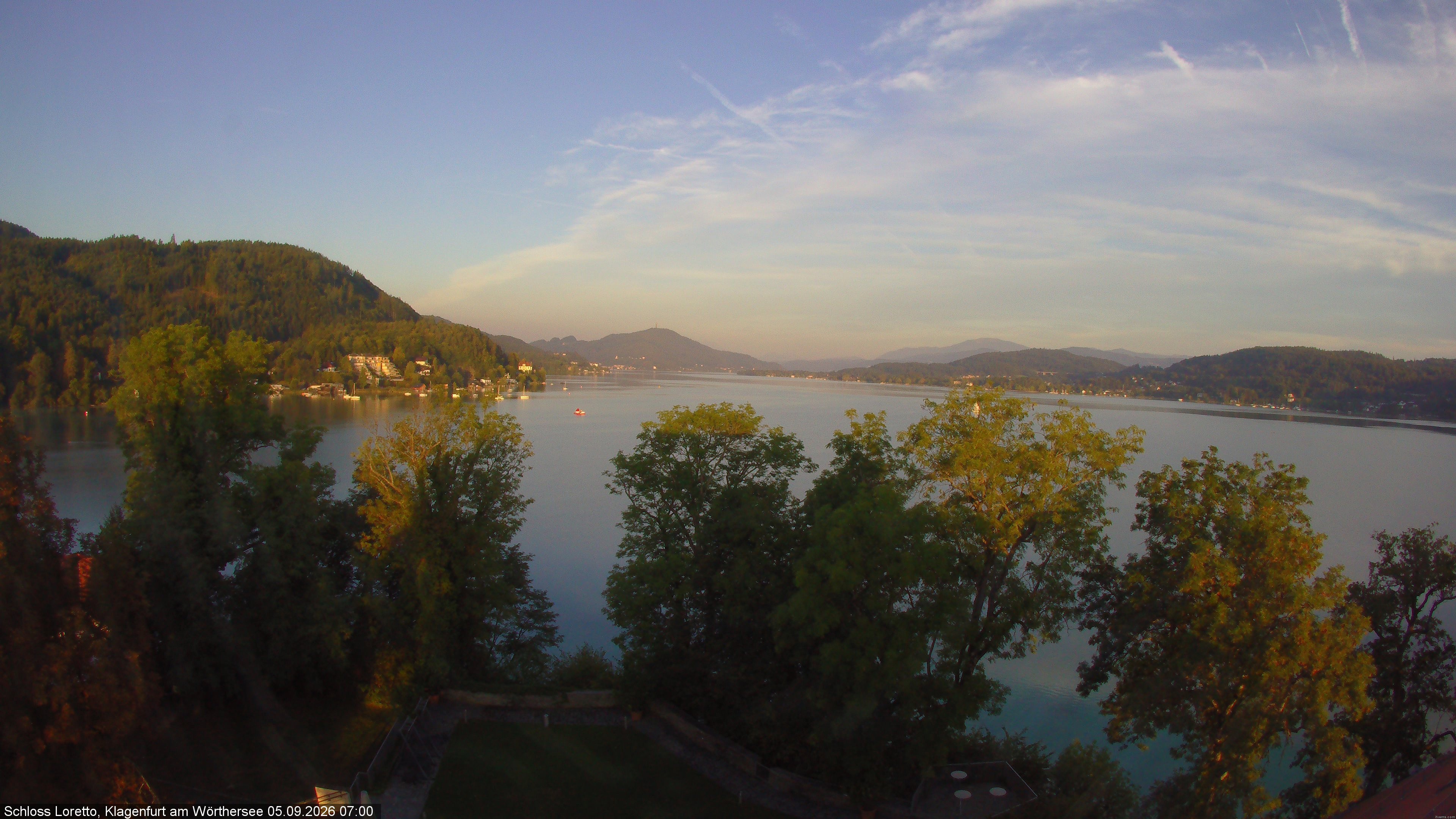 Archiv Foto Webcam Schloss Loretto bei Klagenfurt