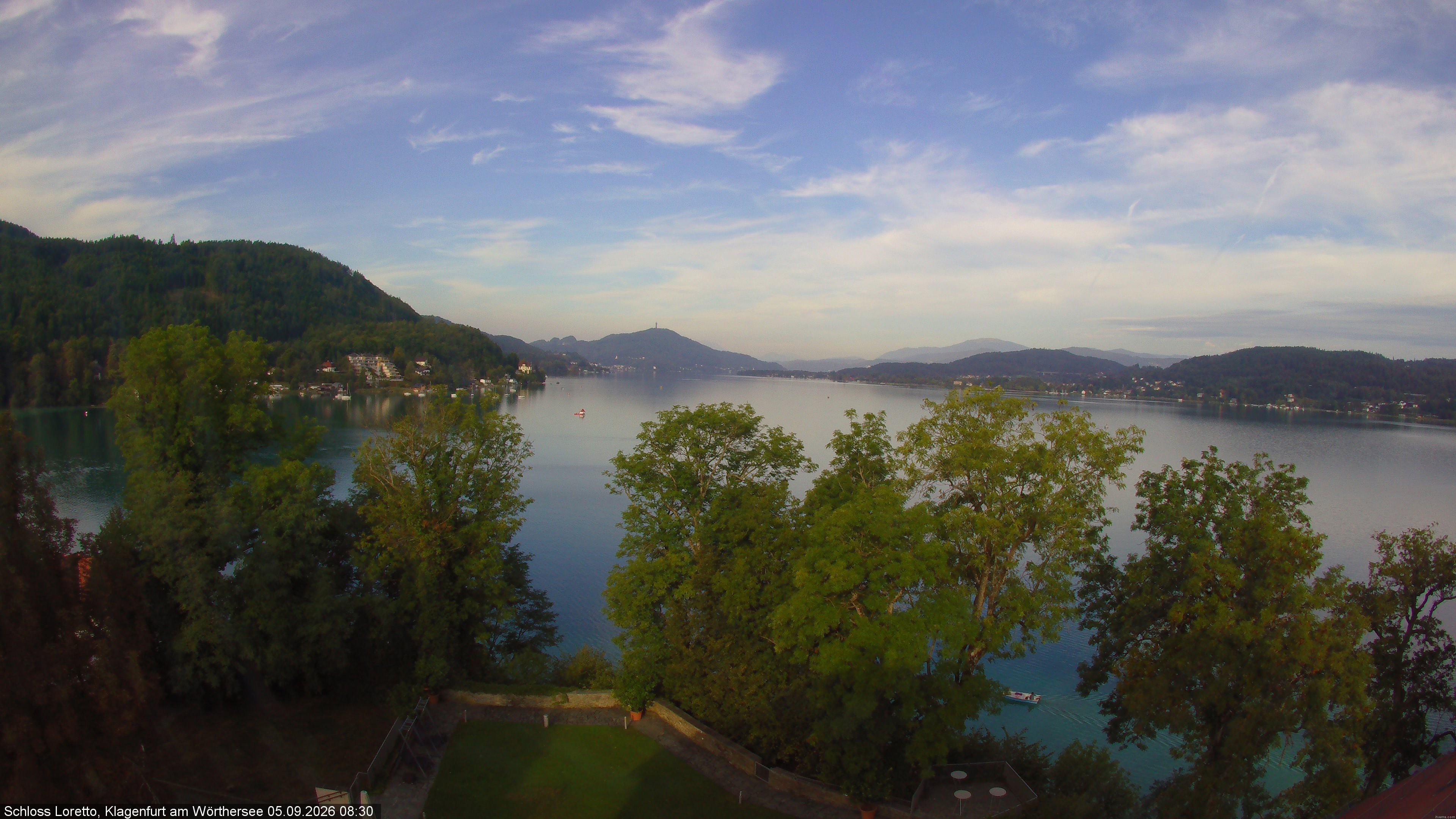 Archiv Foto Webcam Schloss Loretto bei Klagenfurt
