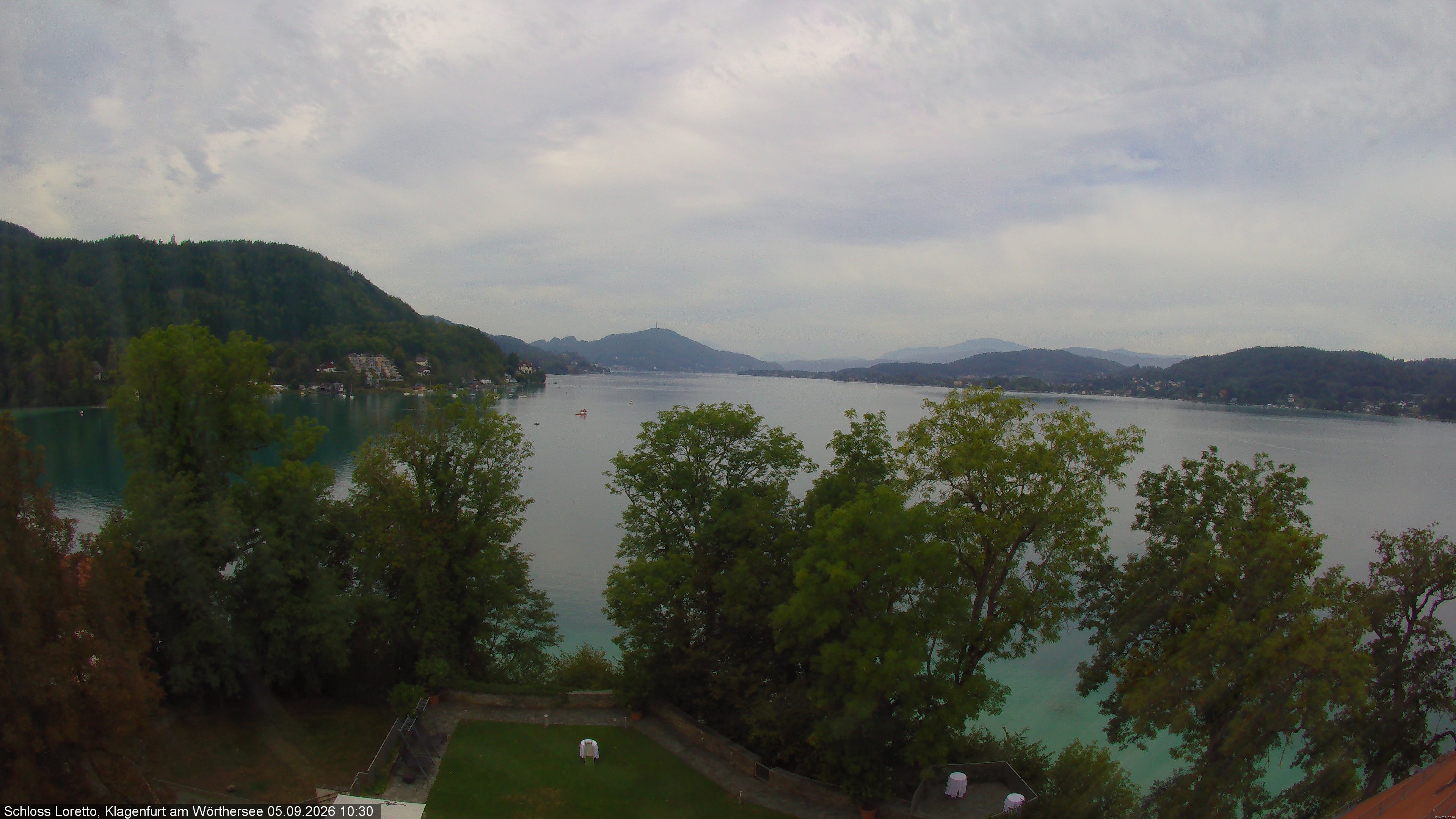 Archiv Foto Webcam Schloss Loretto bei Klagenfurt