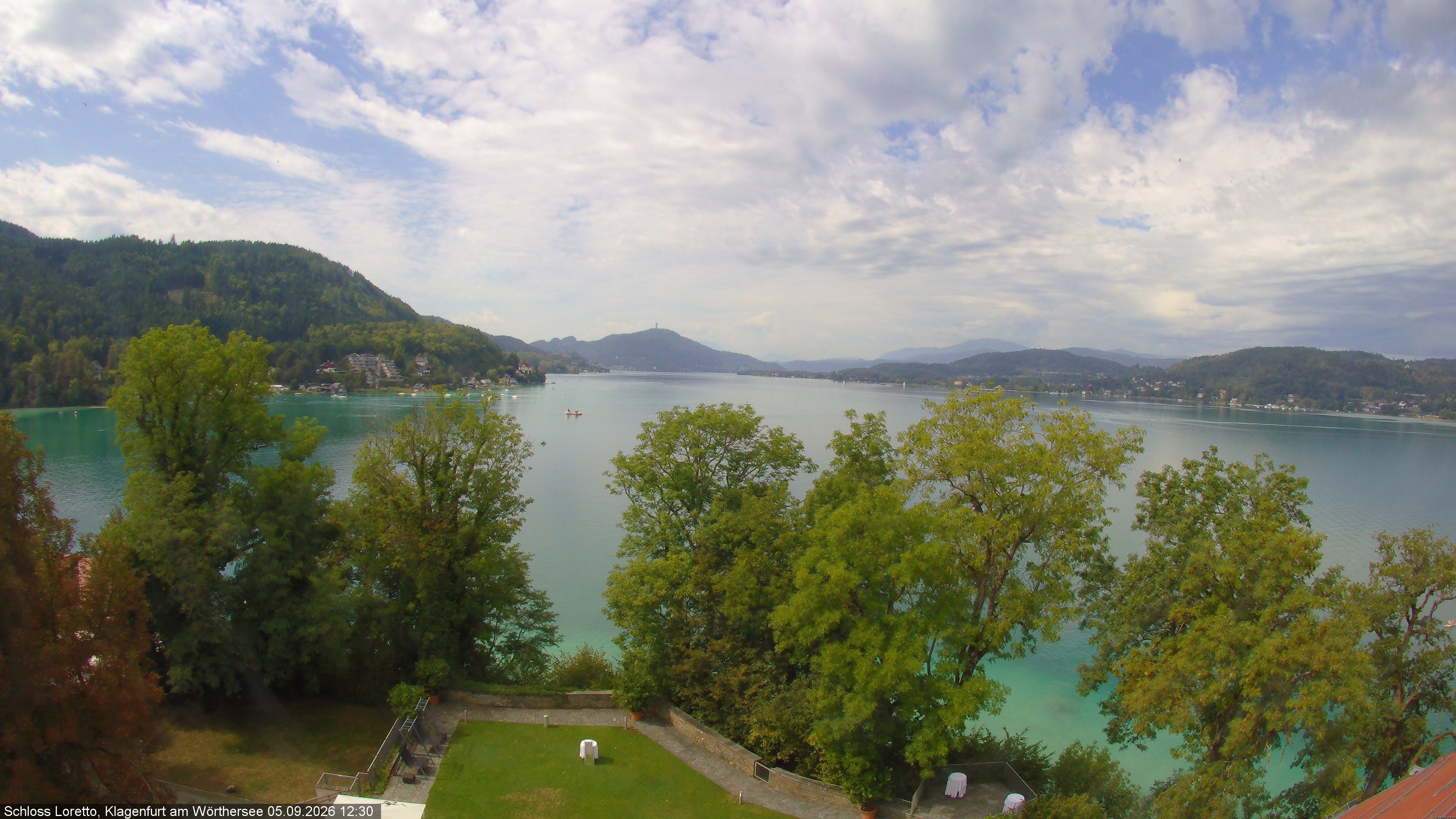 Archiv Foto Webcam Schloss Loretto bei Klagenfurt