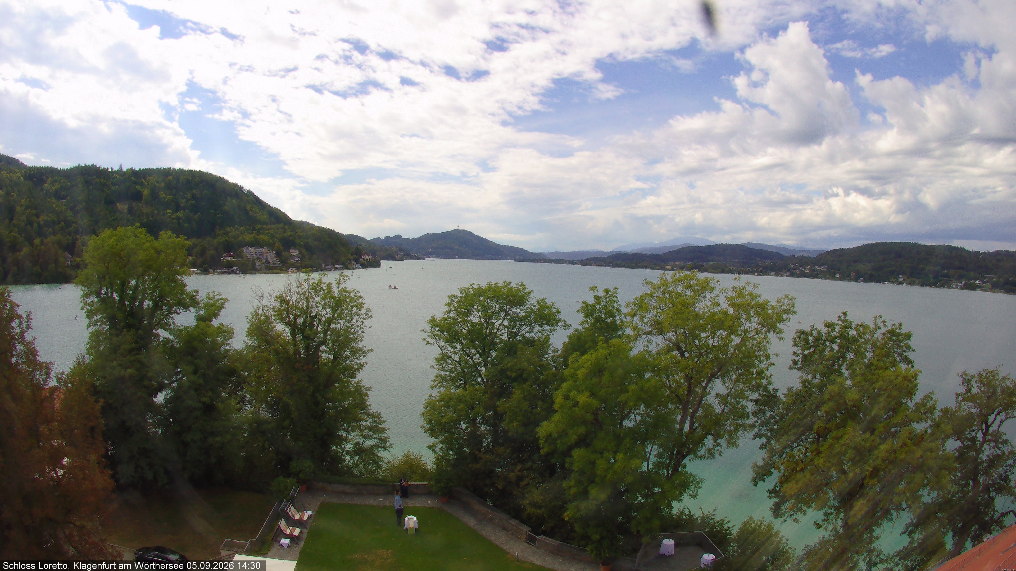 Archiv Foto Webcam Schloss Loretto bei Klagenfurt