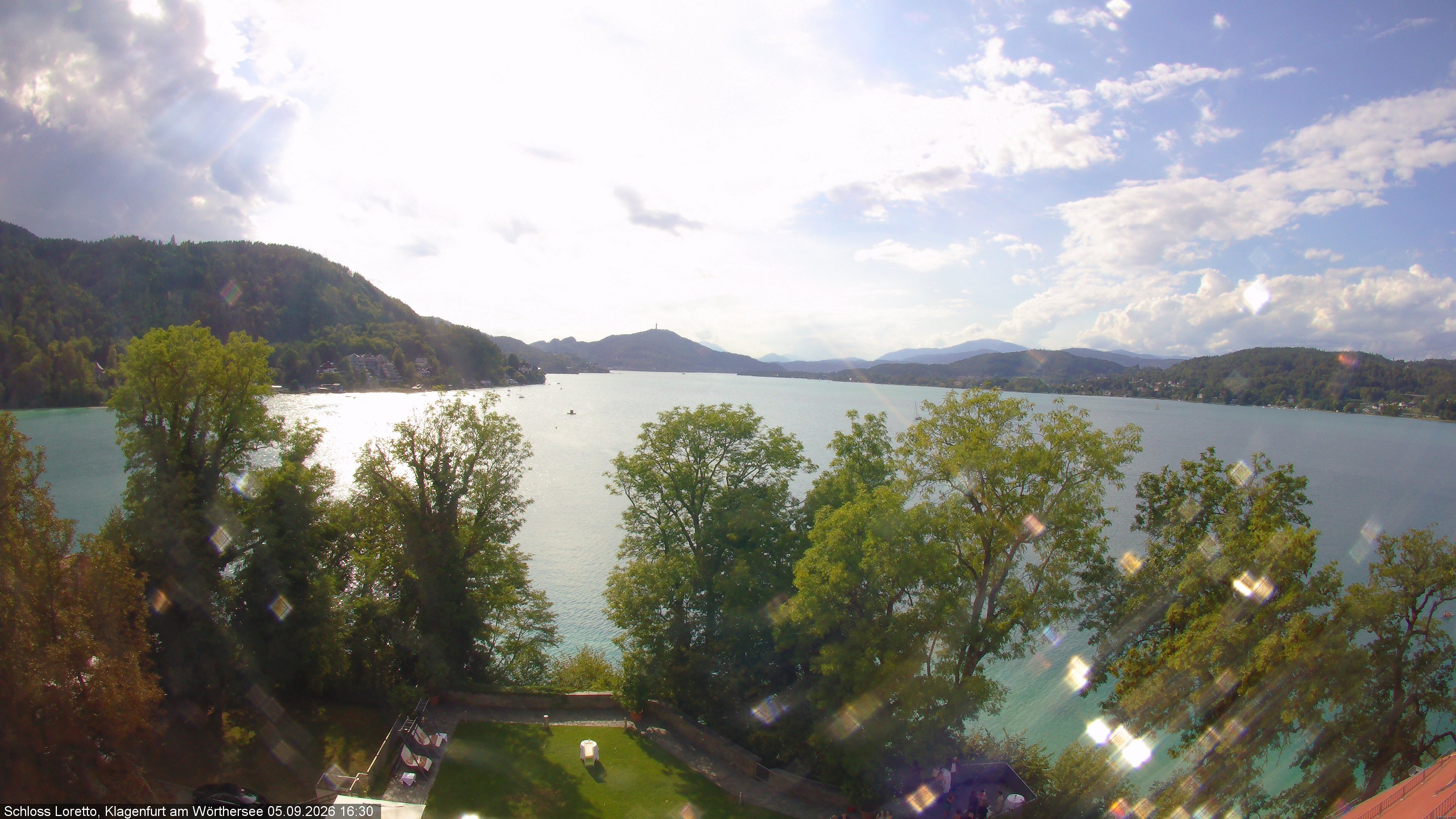 Archiv Foto Webcam Schloss Loretto bei Klagenfurt