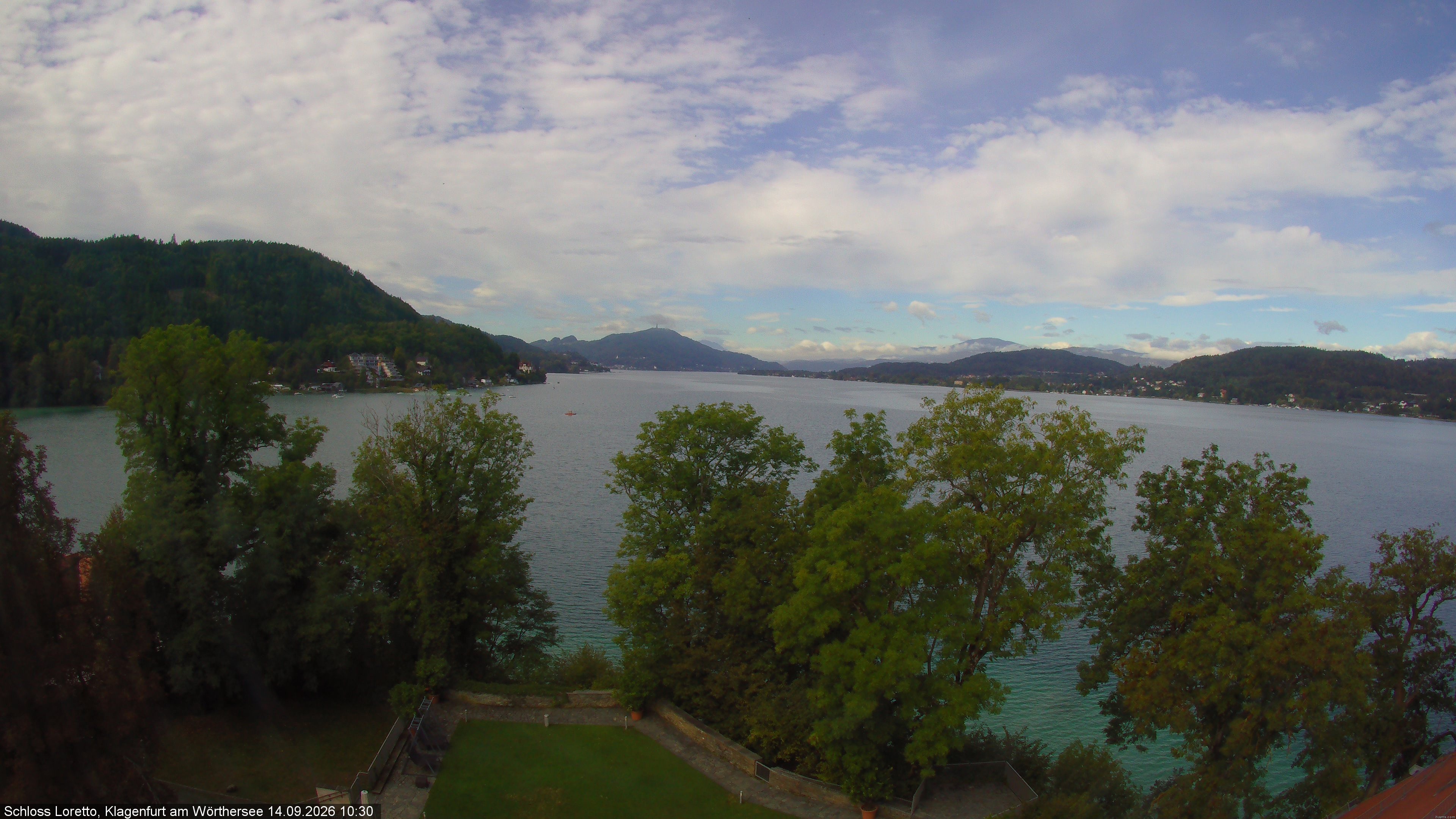 Archiv Foto Webcam Schloss Loretto bei Klagenfurt