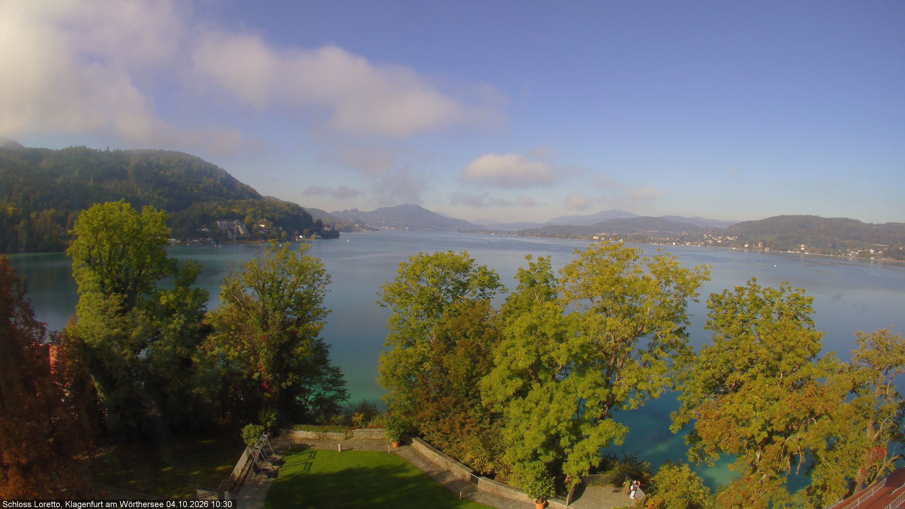 Archiv Foto Webcam Schloss Loretto bei Klagenfurt