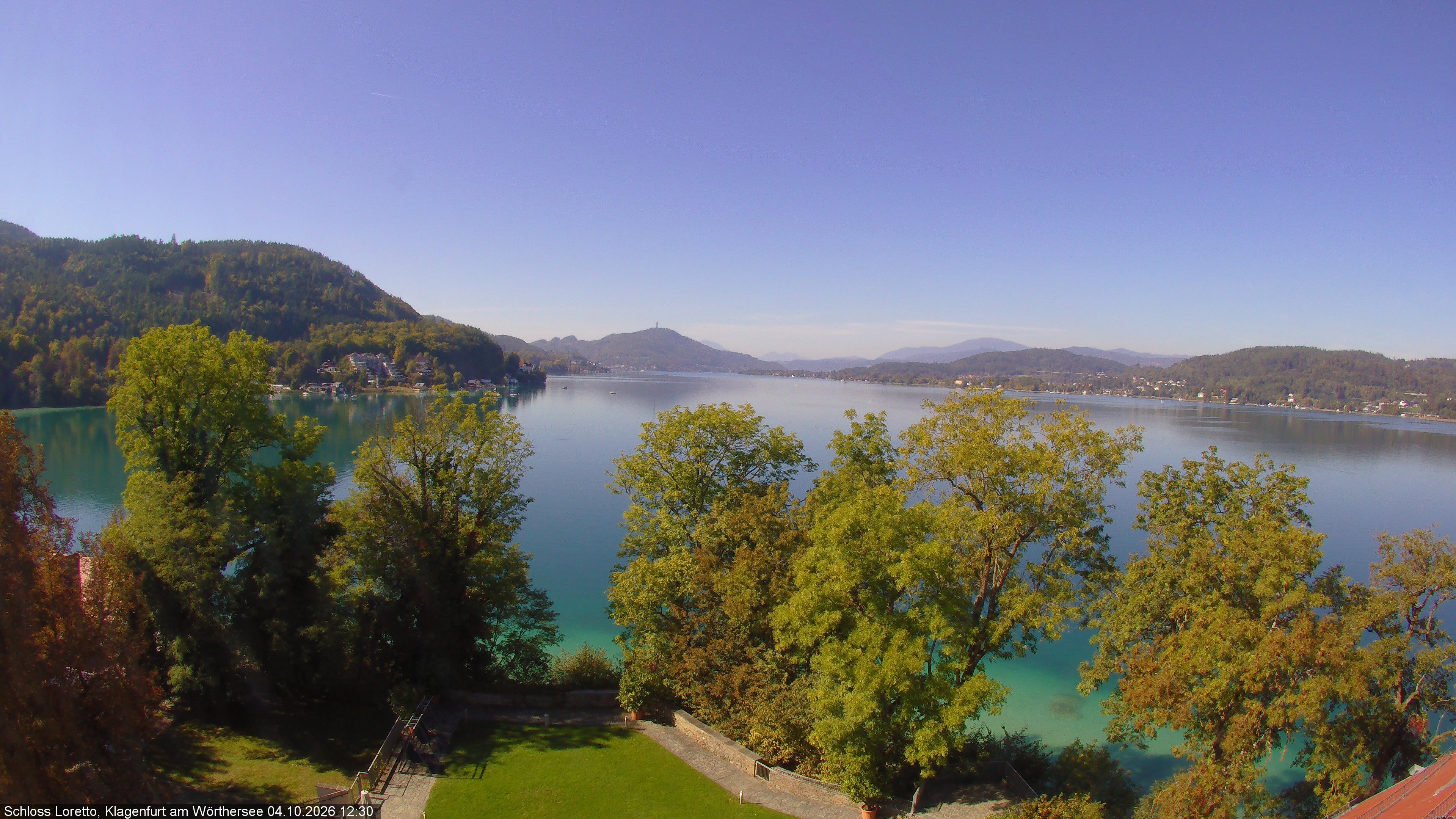 Archiv Foto Webcam Schloss Loretto bei Klagenfurt