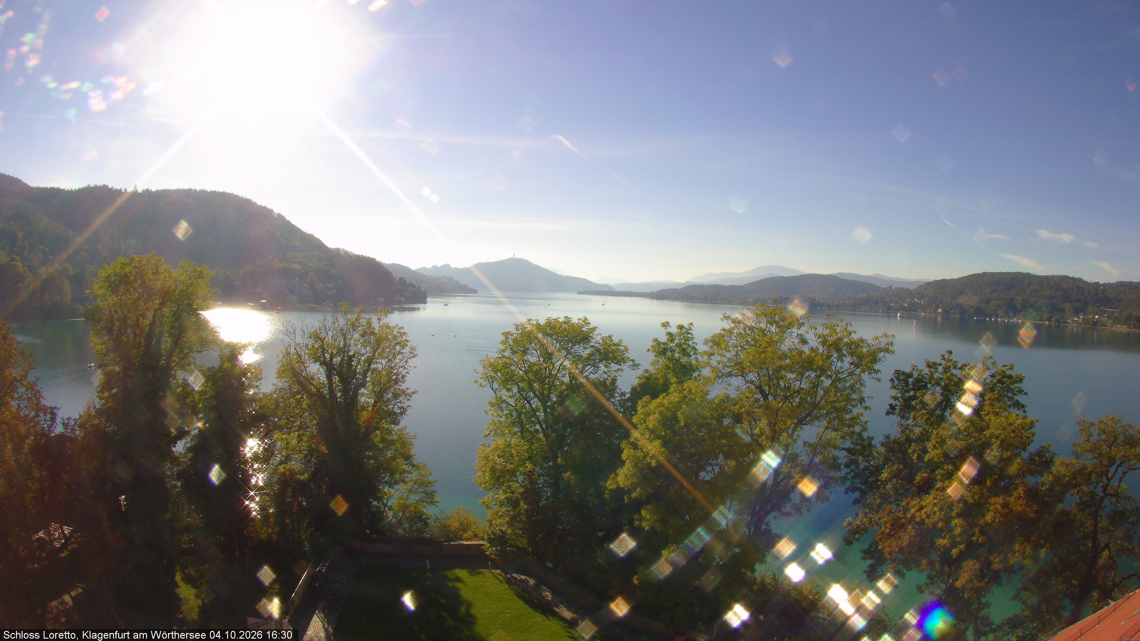 Archiv Foto Webcam Schloss Loretto bei Klagenfurt
