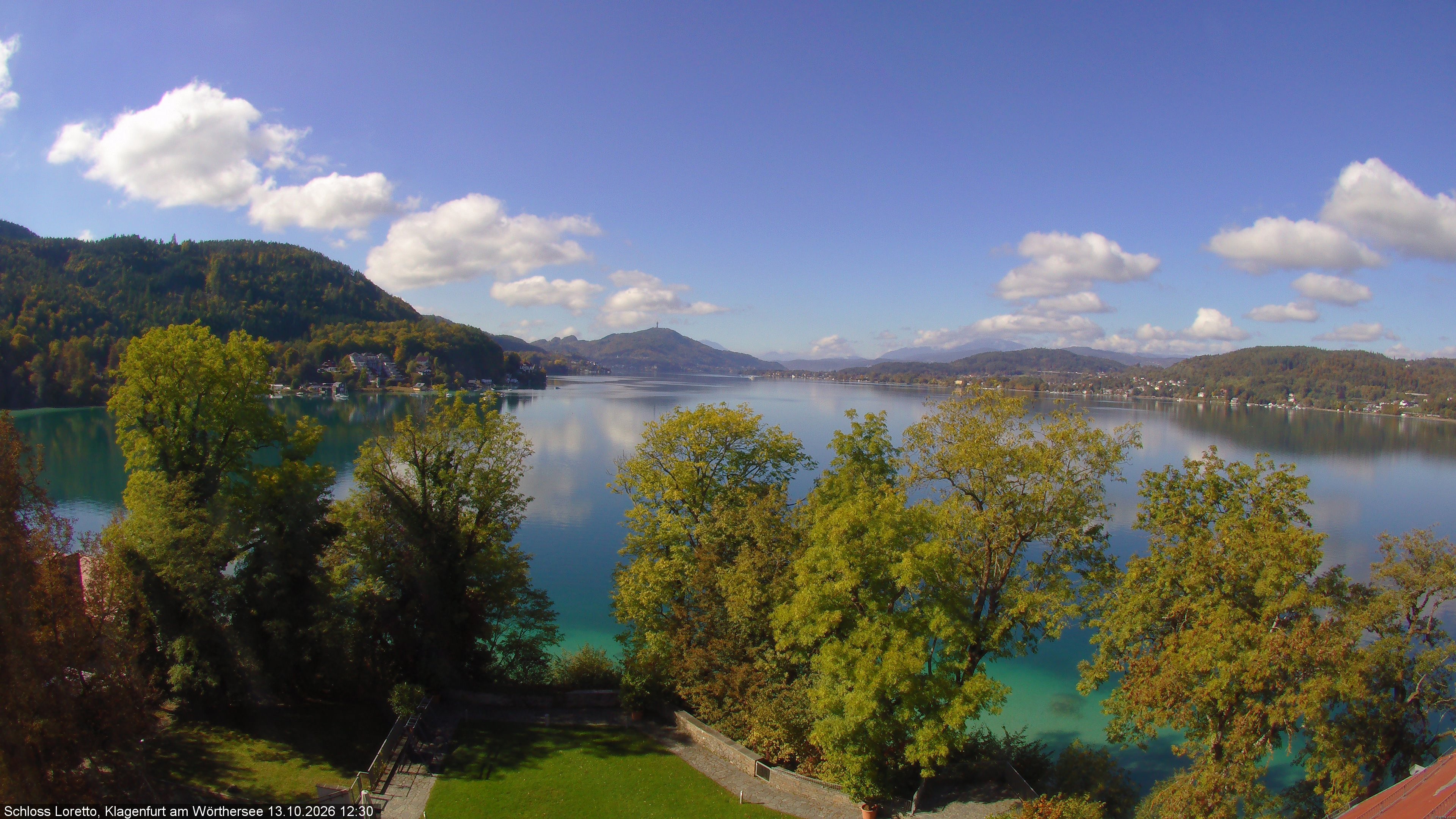 Archiv Foto Webcam Schloss Loretto bei Klagenfurt