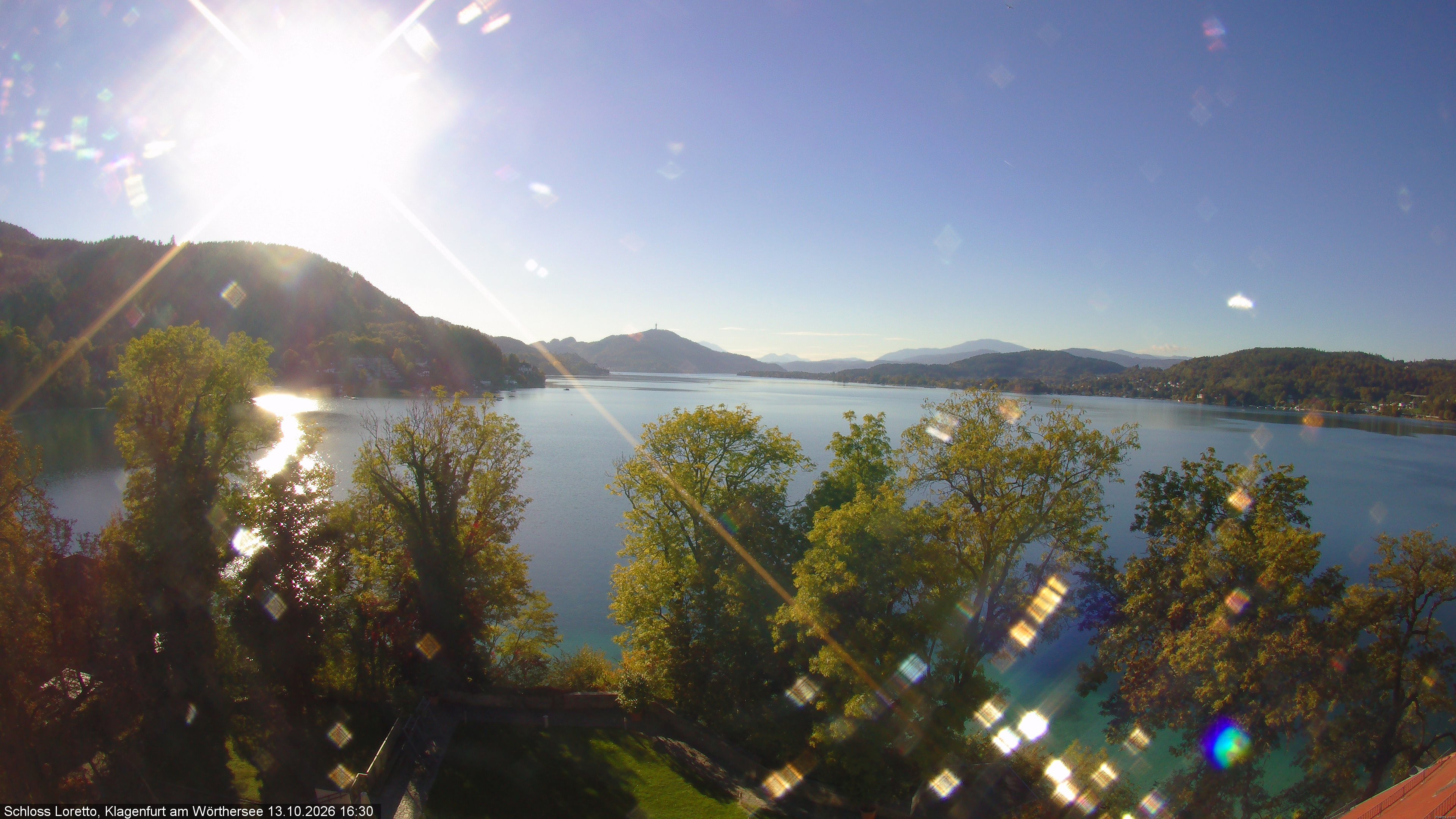 Archiv Foto Webcam Schloss Loretto bei Klagenfurt