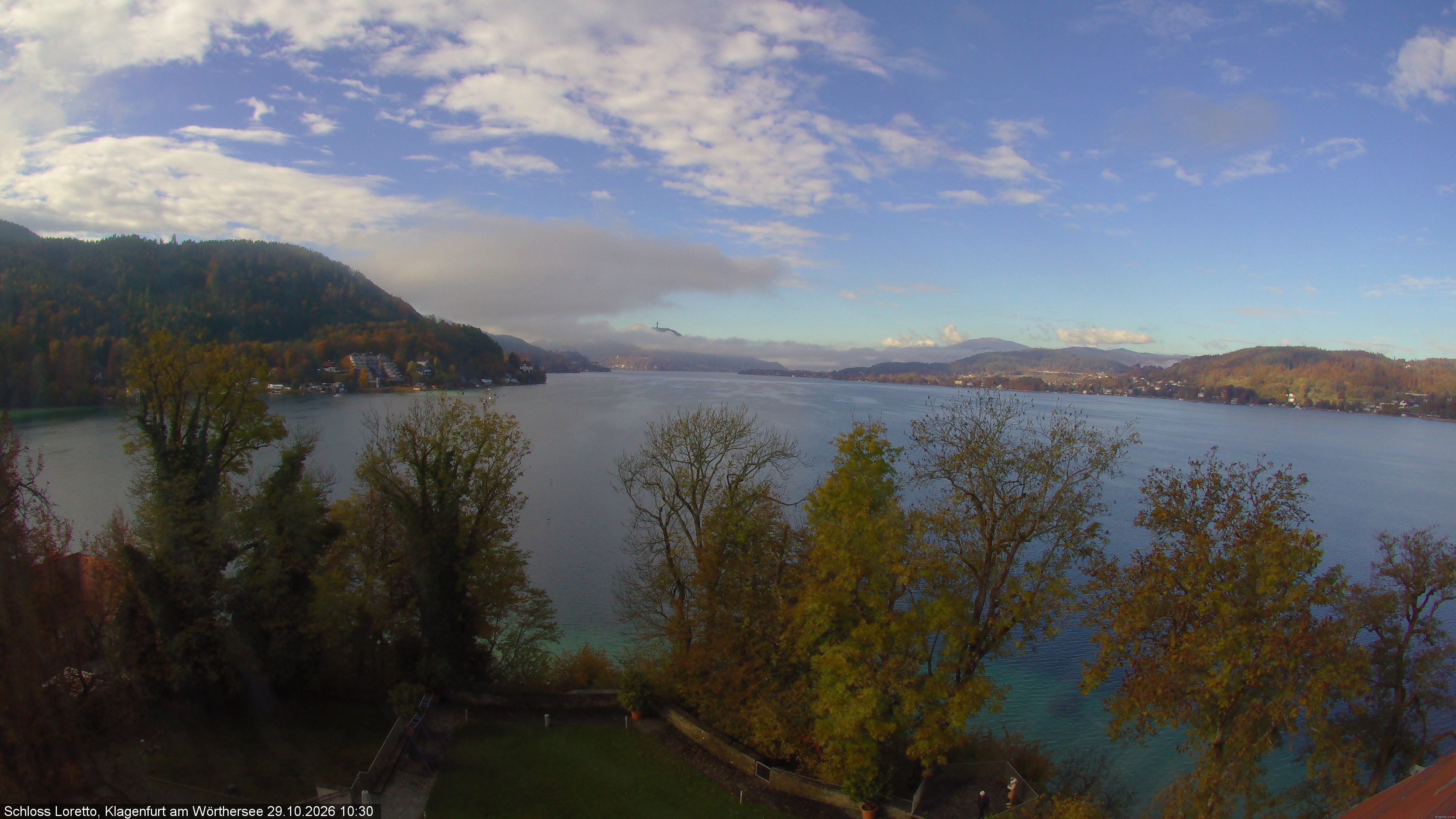 Archiv Foto Webcam Schloss Loretto bei Klagenfurt