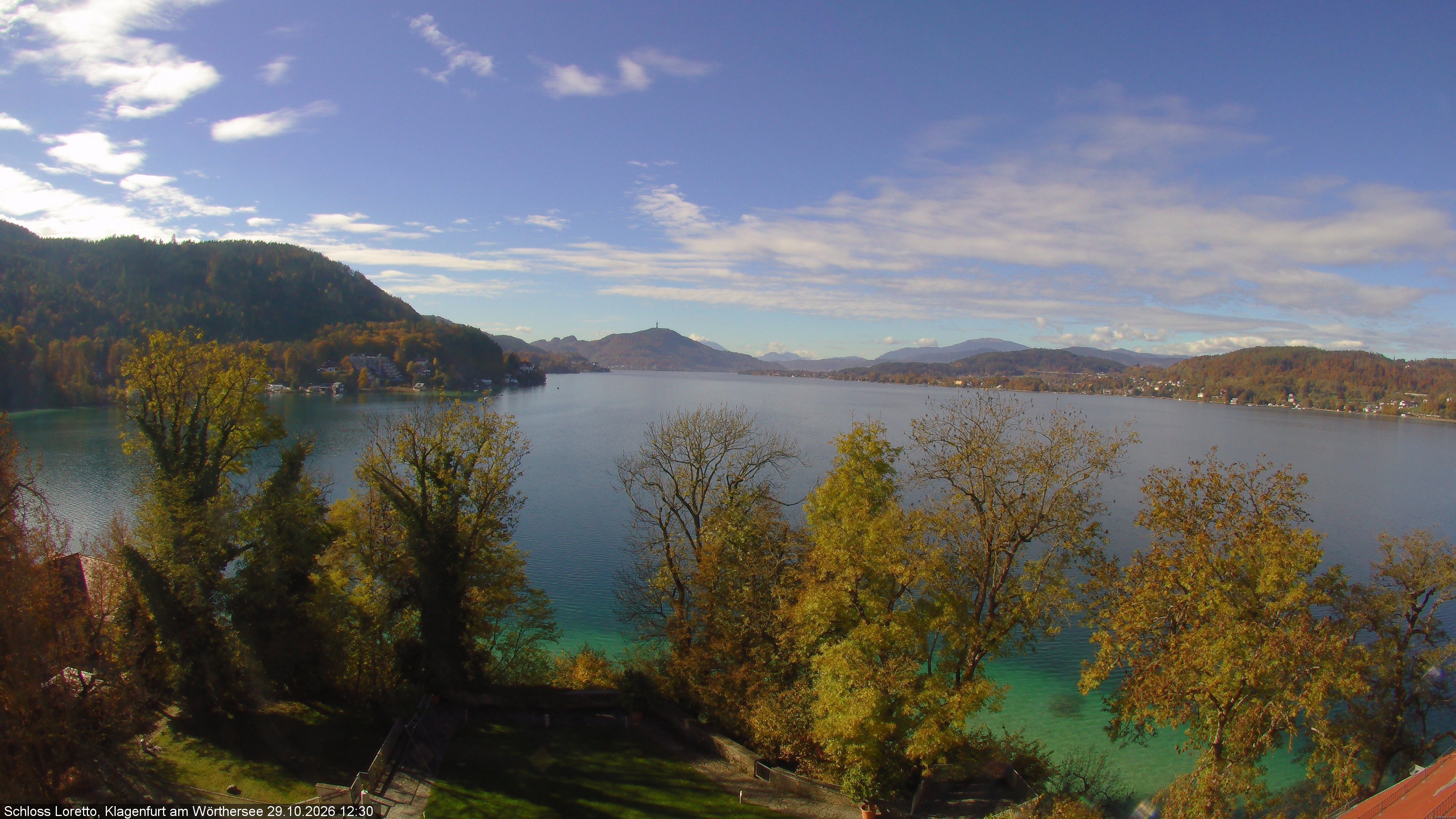 Archiv Foto Webcam Schloss Loretto bei Klagenfurt