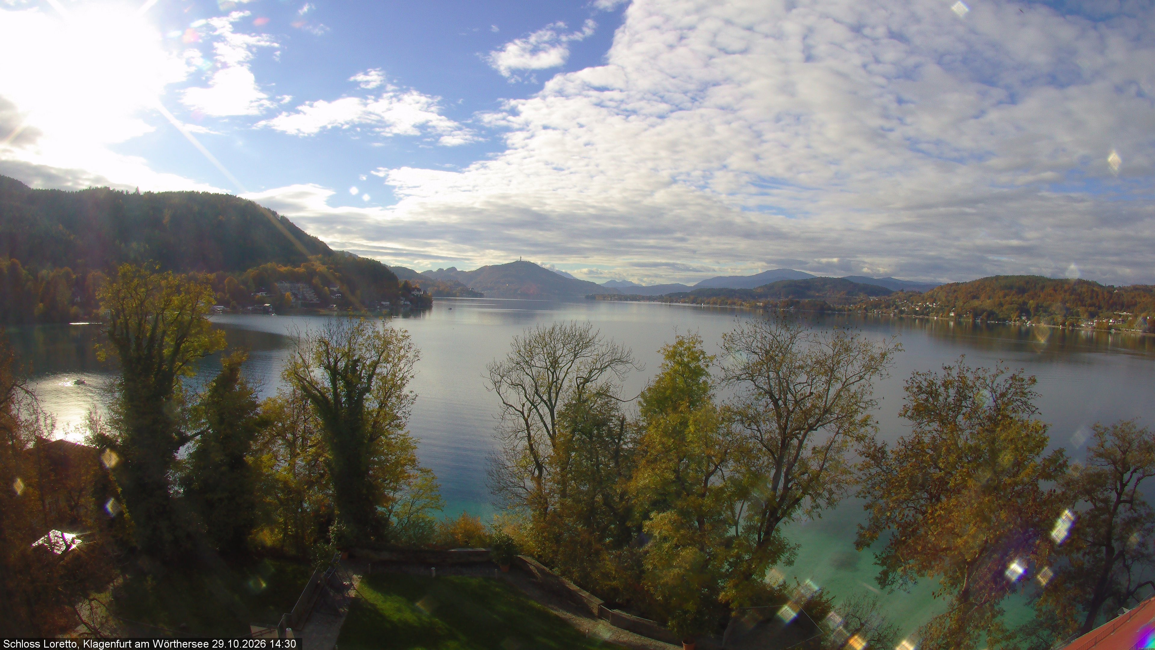 Archiv Foto Webcam Schloss Loretto bei Klagenfurt