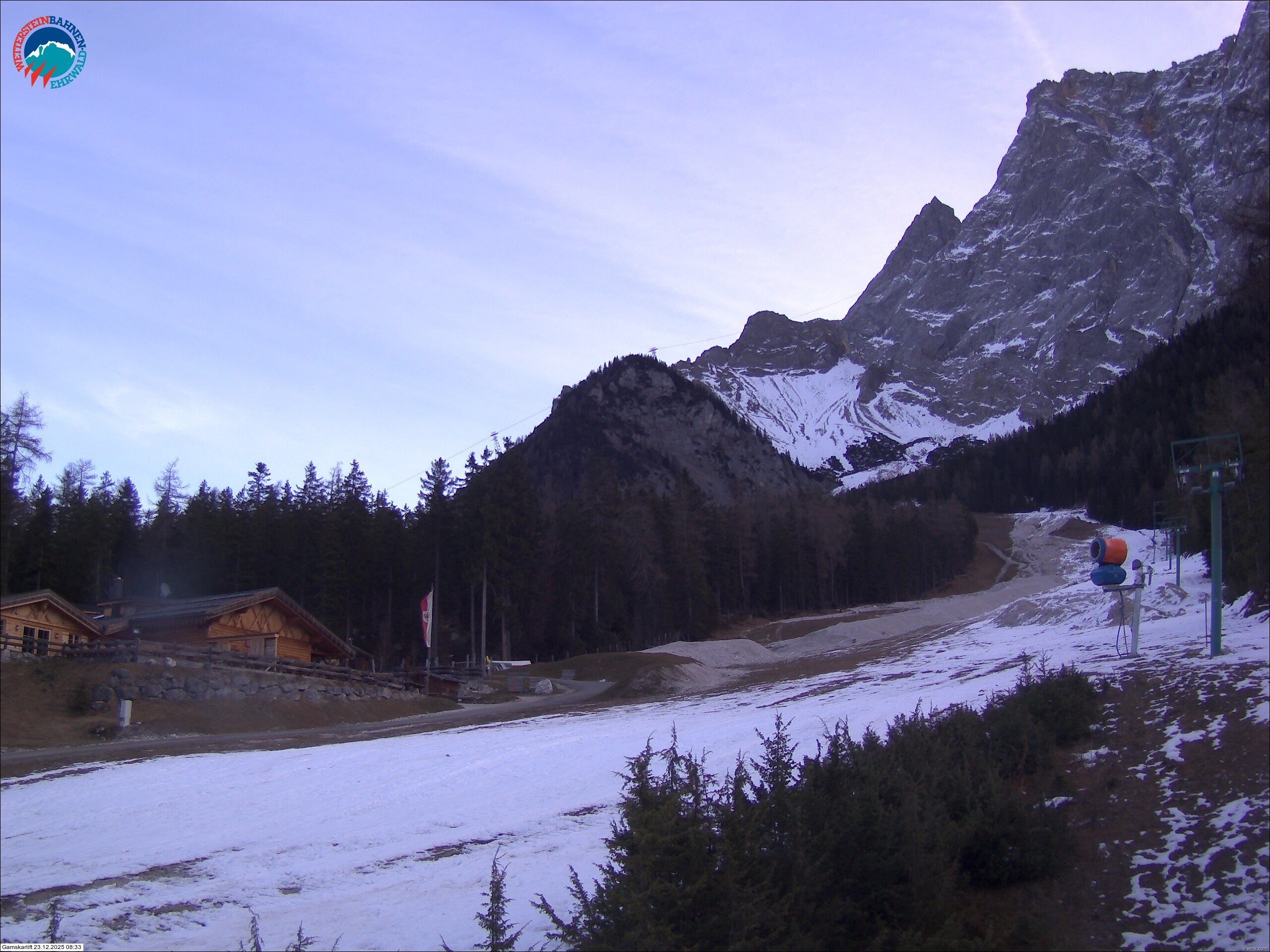 Archiv Foto Webcam Gamskarlift im Skigebiet Ehrwald