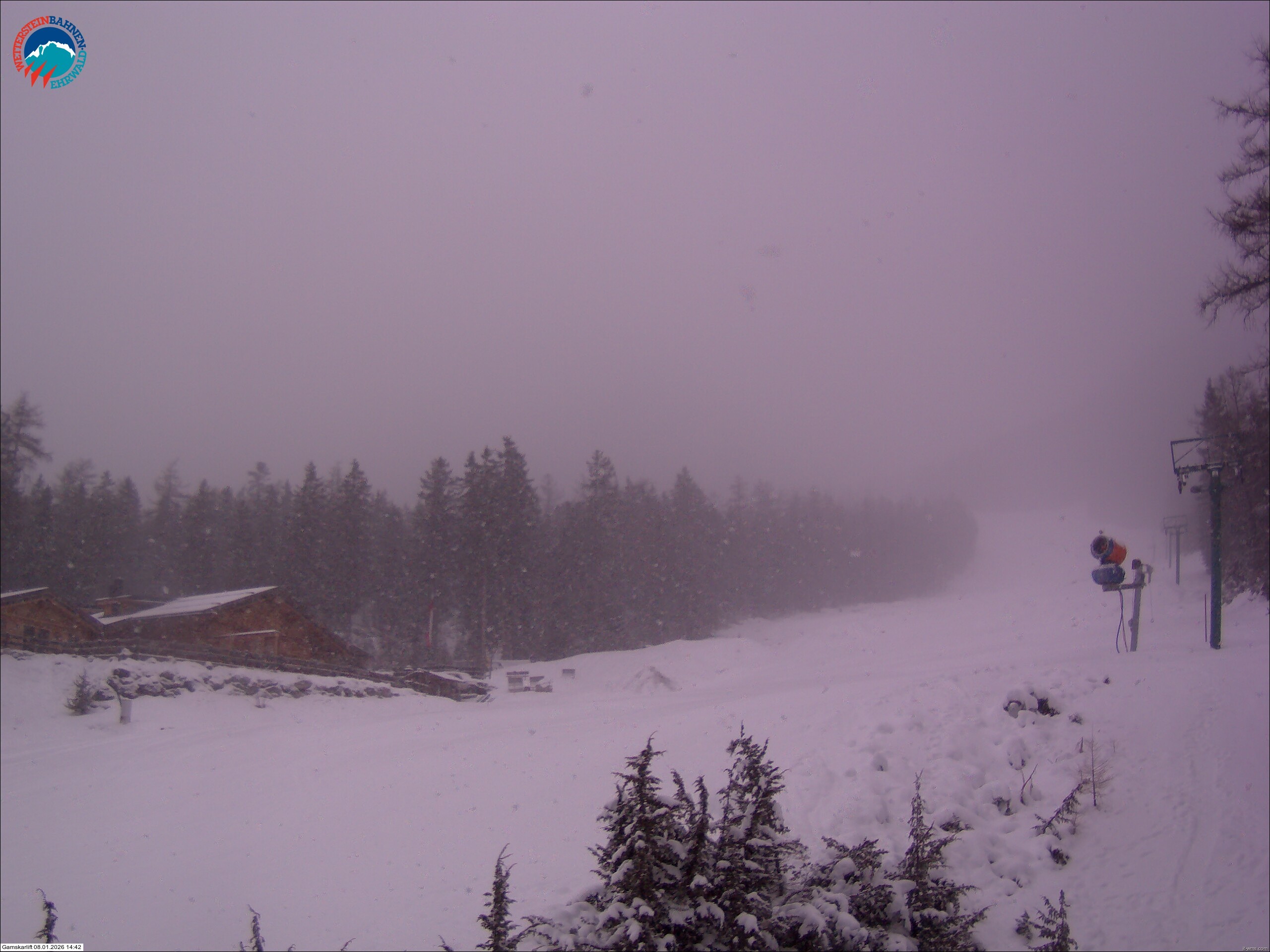 Archiv Foto Webcam Gamskarlift im Skigebiet Ehrwald