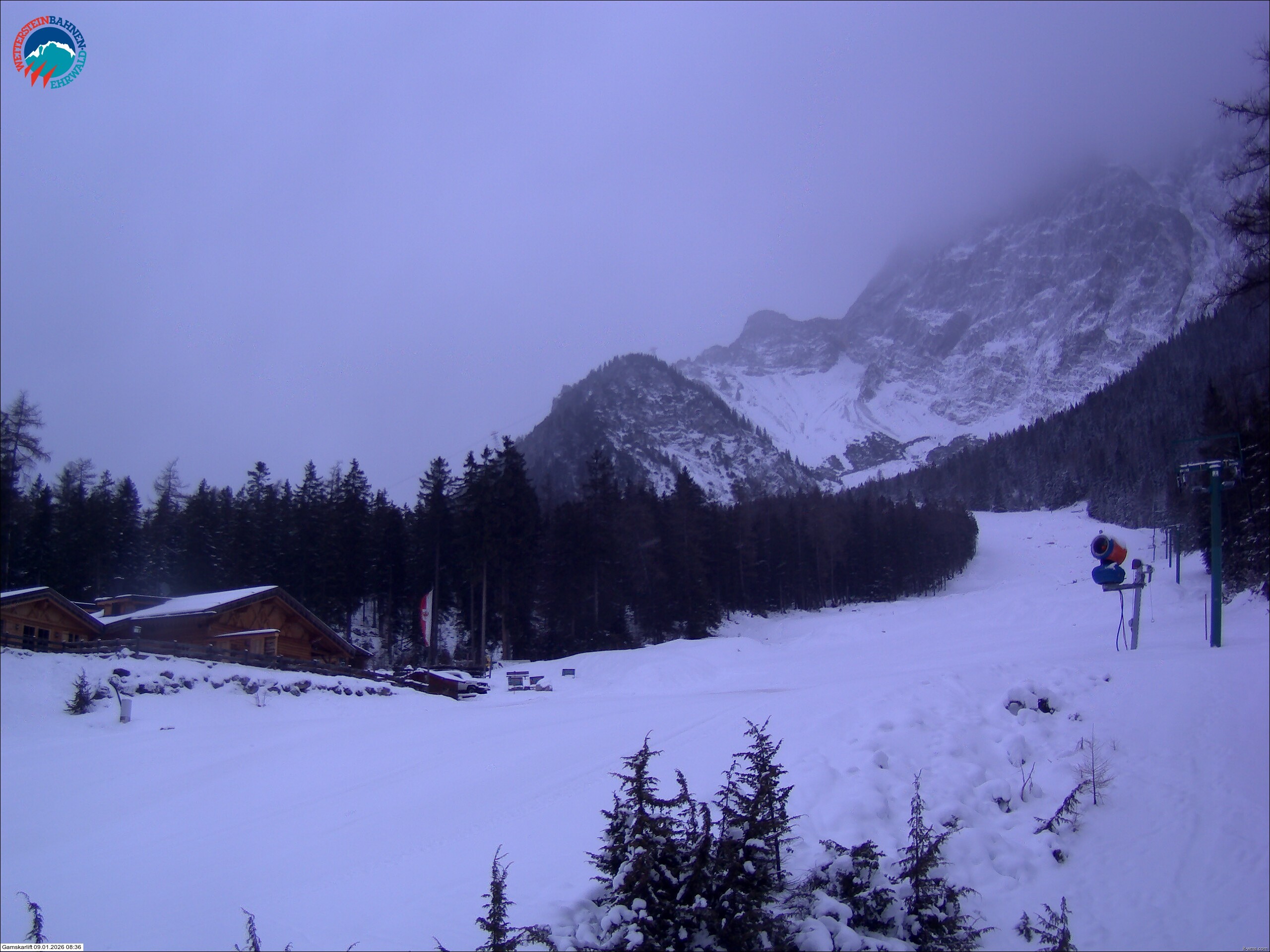 Archiv Foto Webcam Gamskarlift im Skigebiet Ehrwald