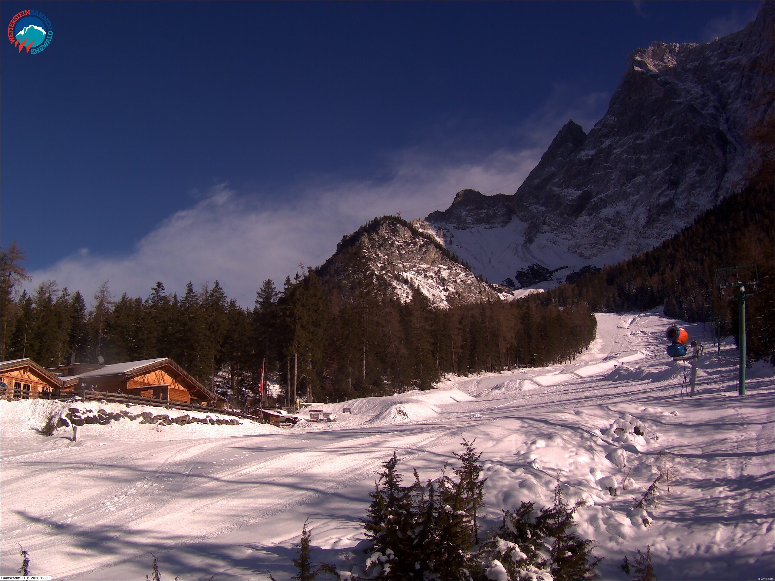 Archiv Foto Webcam Gamskarlift im Skigebiet Ehrwald