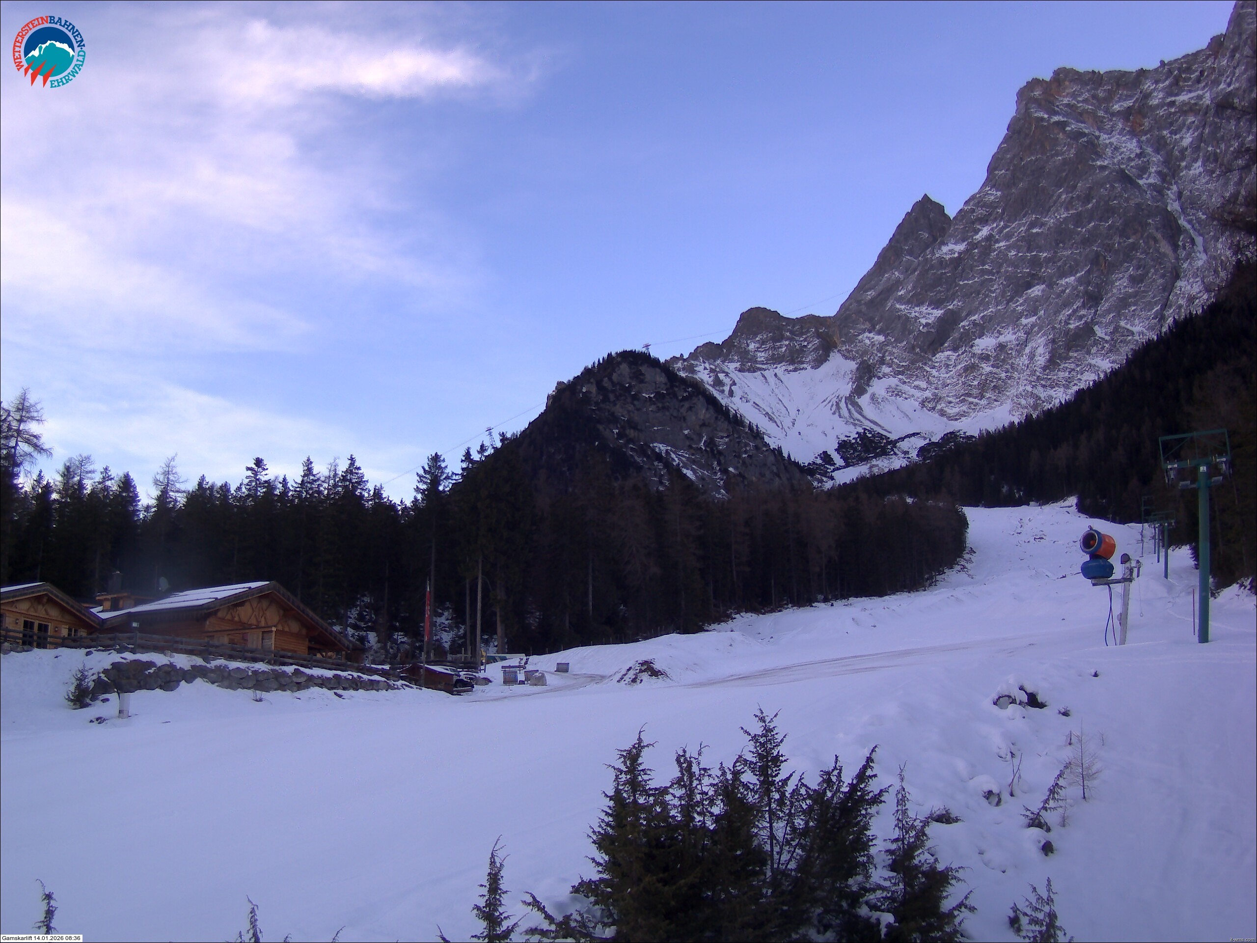 Archiv Foto Webcam Gamskarlift im Skigebiet Ehrwald