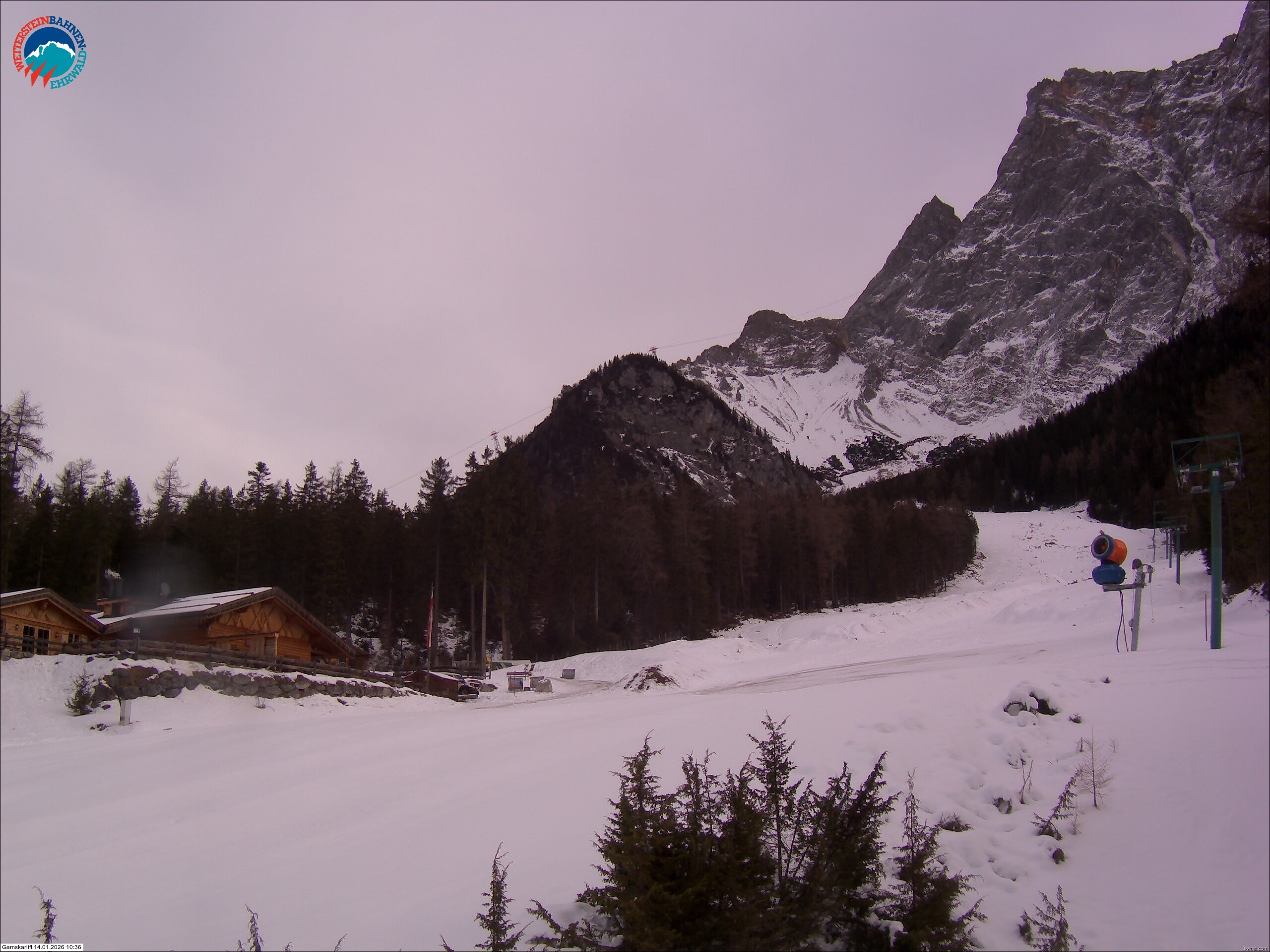 Archiv Foto Webcam Gamskarlift im Skigebiet Ehrwald