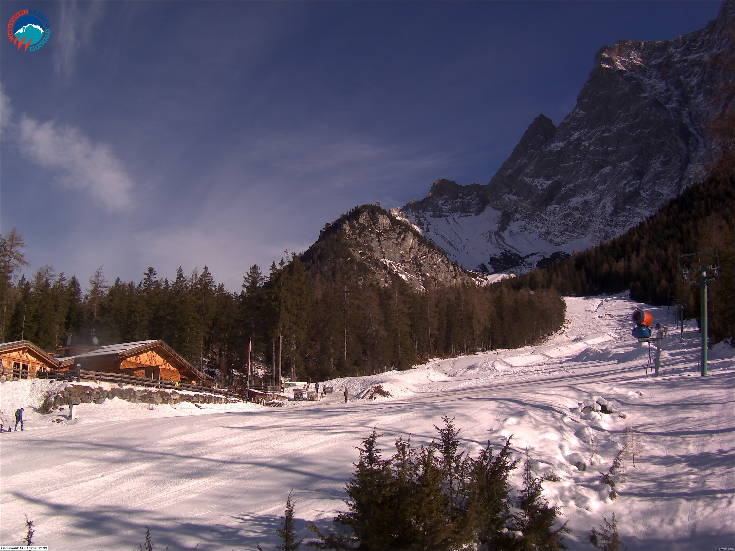 Archiv Foto Webcam Gamskarlift im Skigebiet Ehrwald