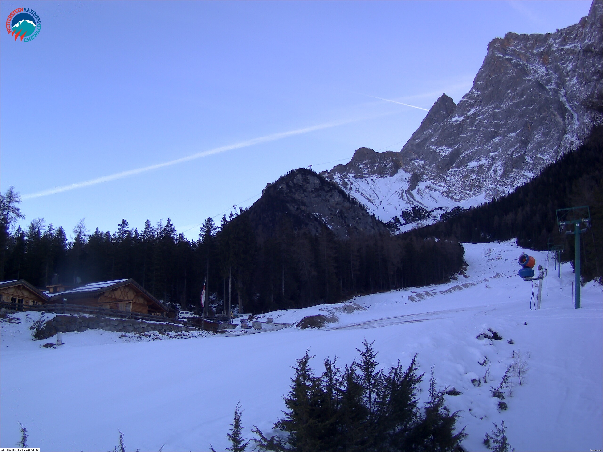 Archiv Foto Webcam Gamskarlift im Skigebiet Ehrwald