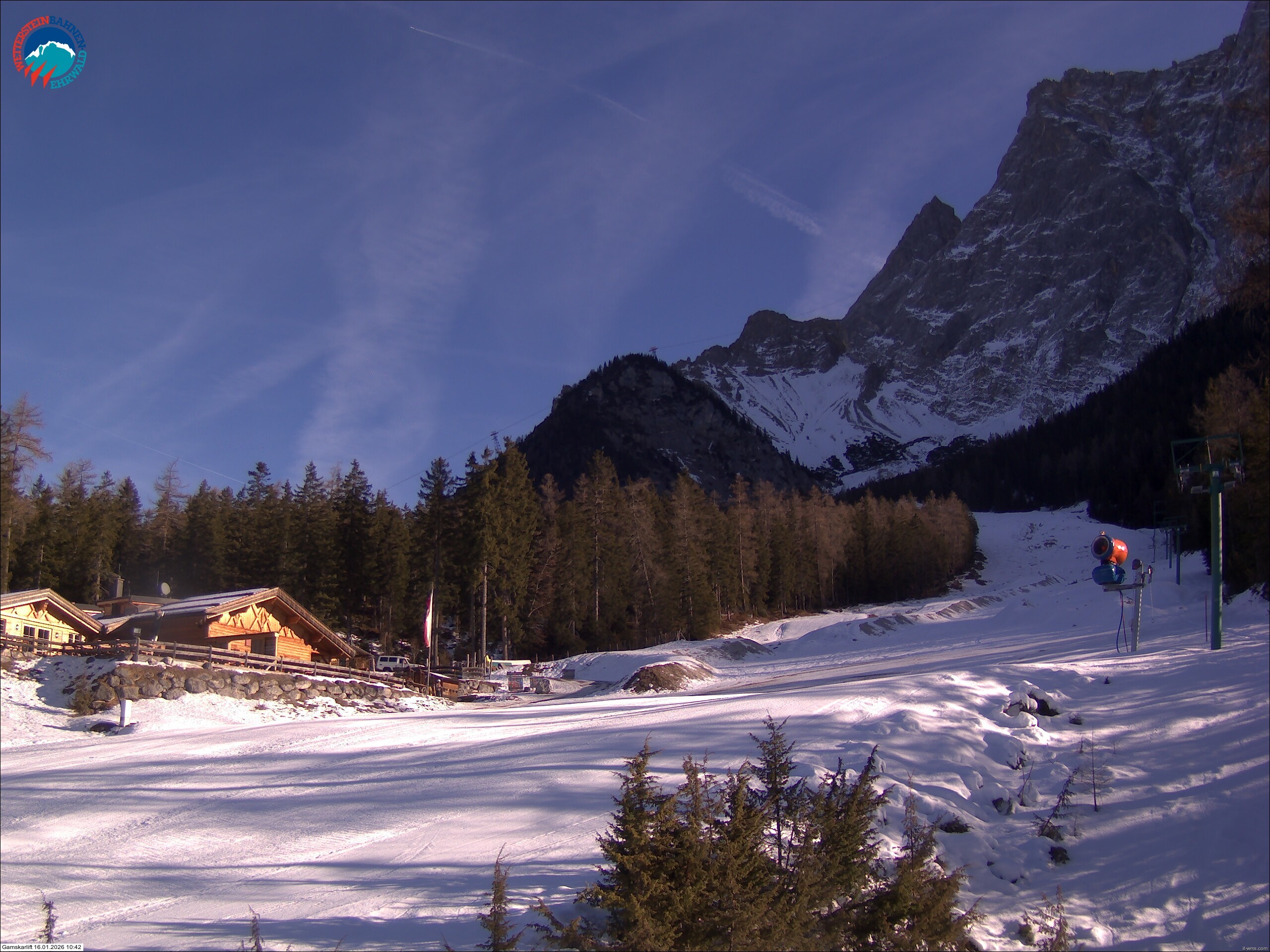 Archiv Foto Webcam Gamskarlift im Skigebiet Ehrwald