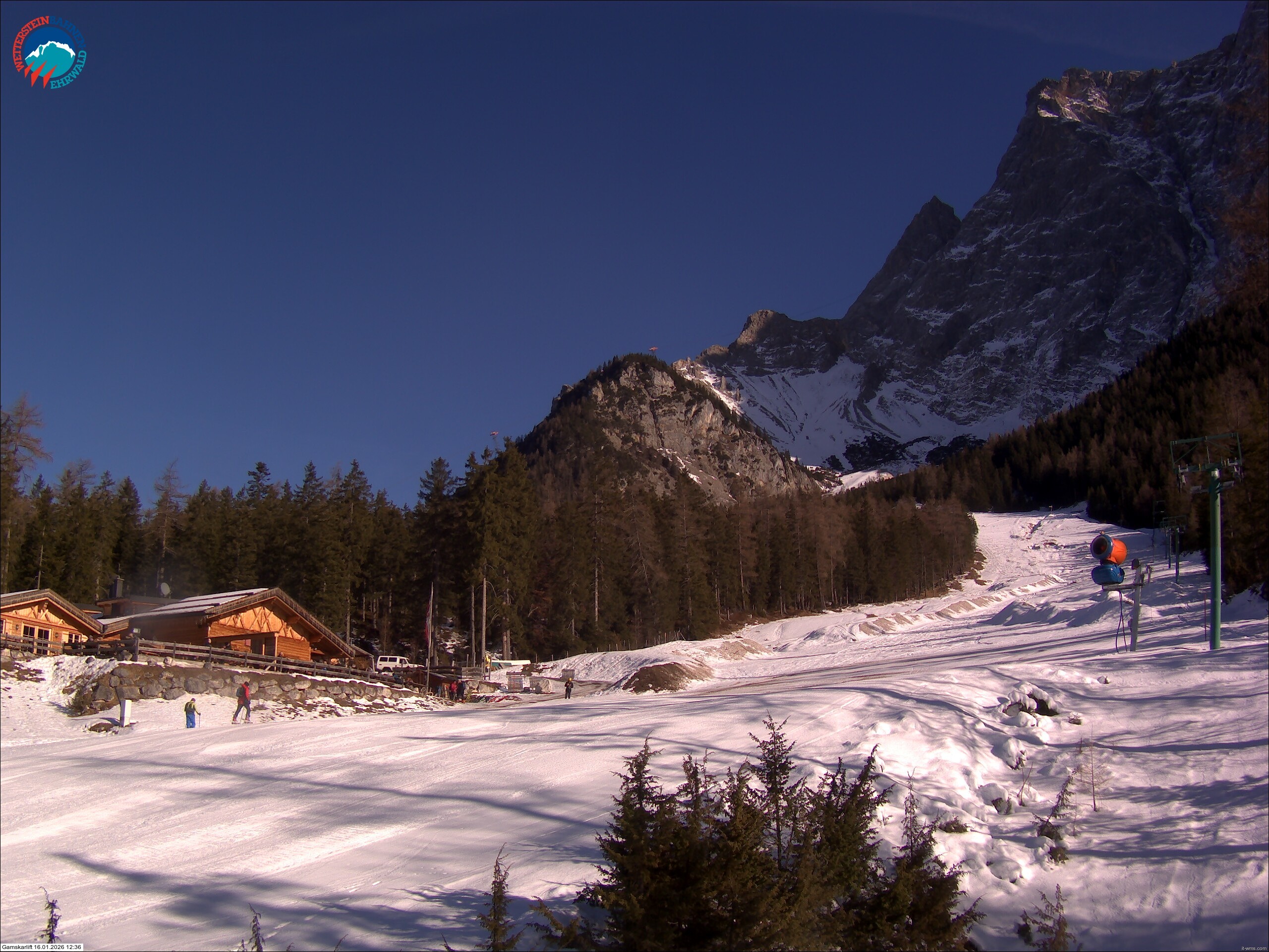Archiv Foto Webcam Gamskarlift im Skigebiet Ehrwald