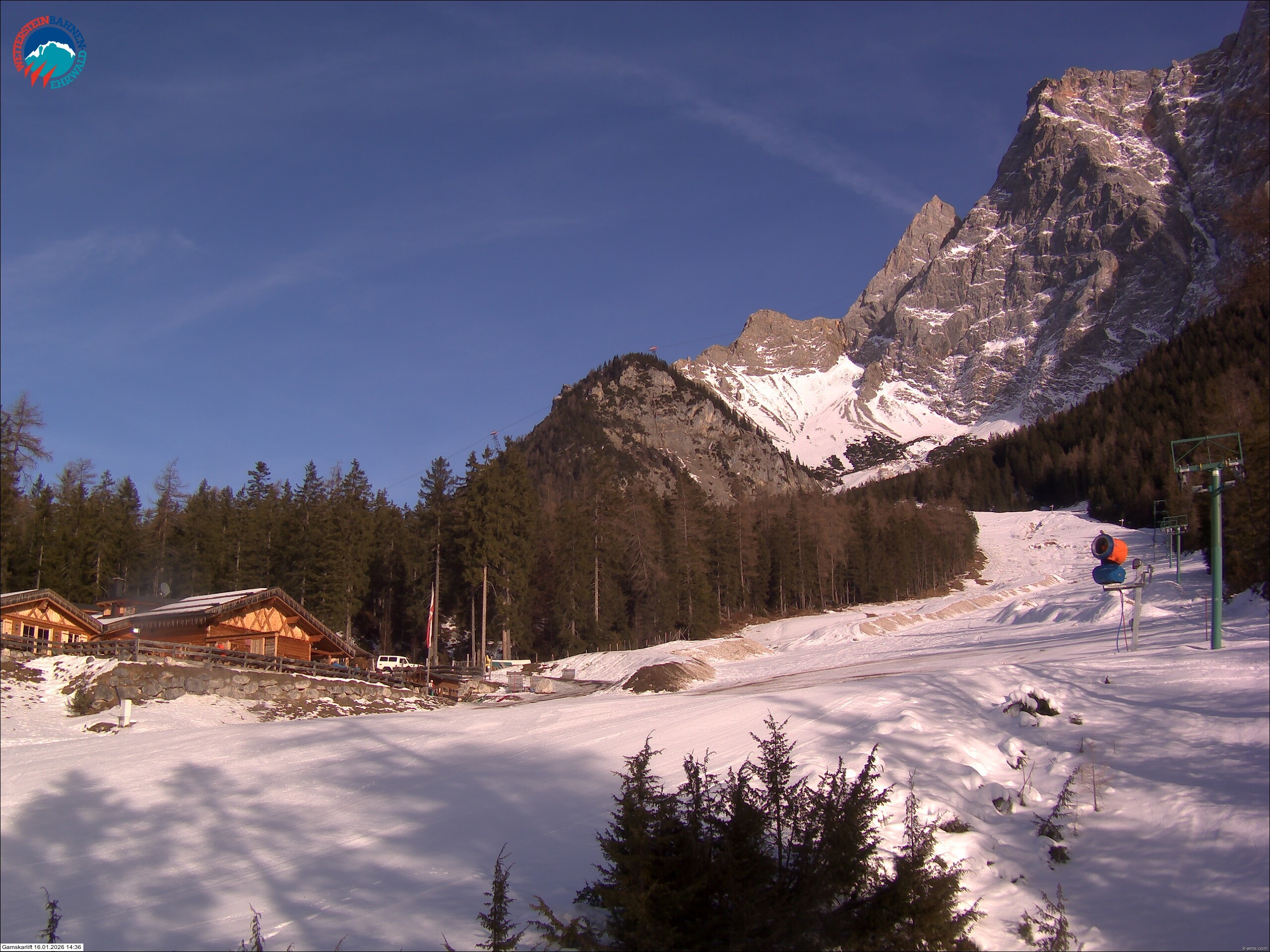 Archiv Foto Webcam Gamskarlift im Skigebiet Ehrwald